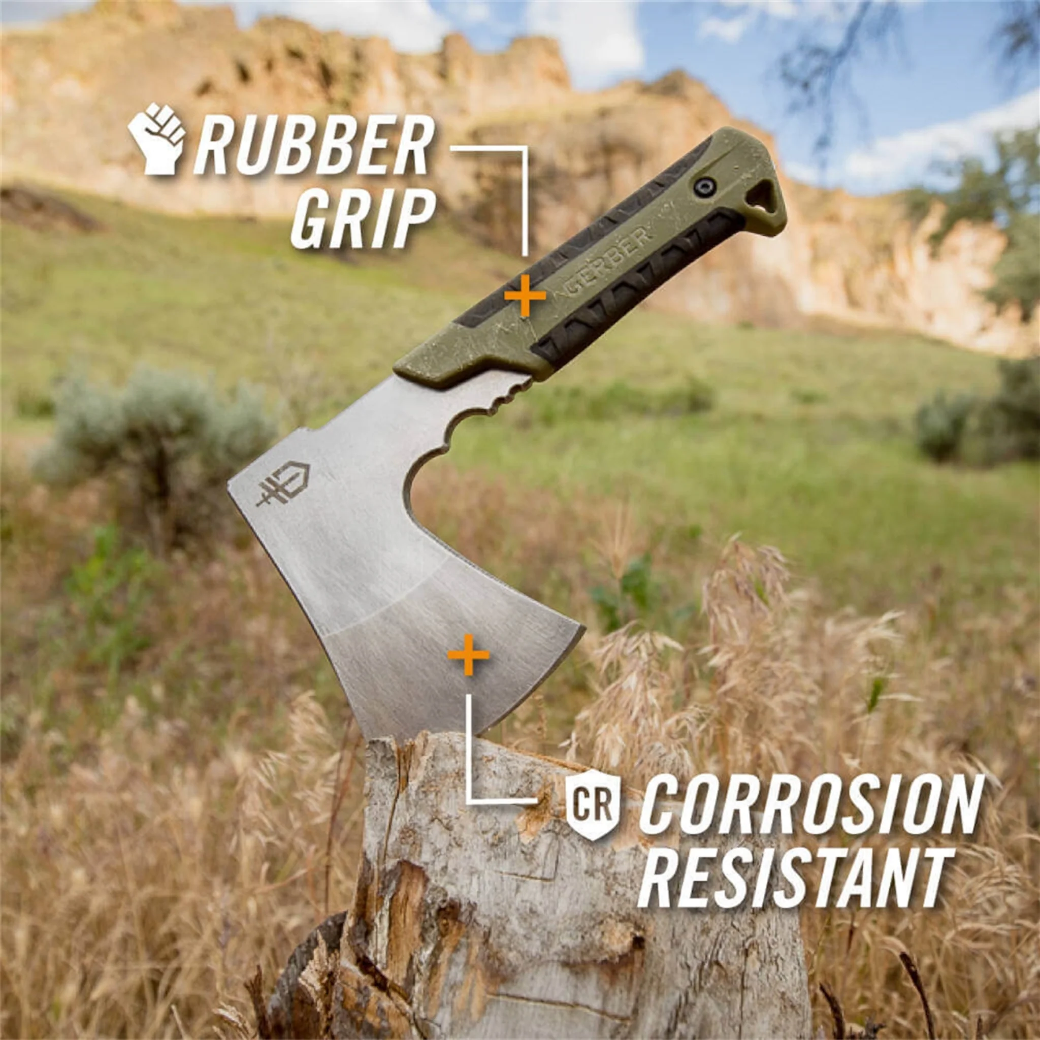 Gerber Pack Hatchet Silver | Green - Image 5