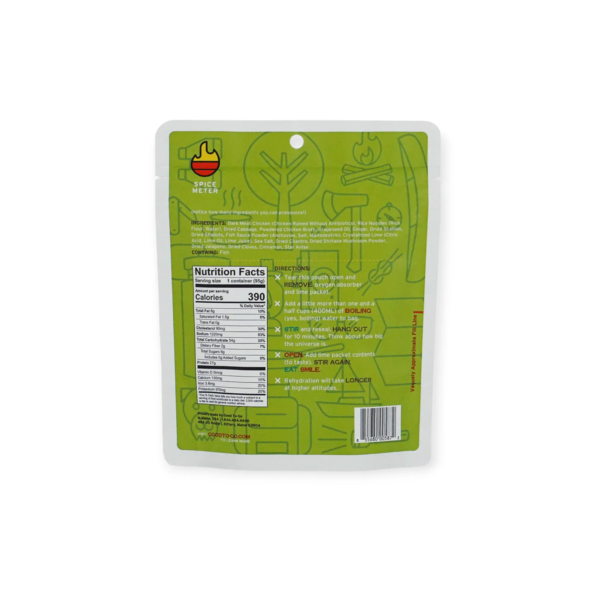 Good To-Go Chicken Pho Dehydrated Meal - Image 2