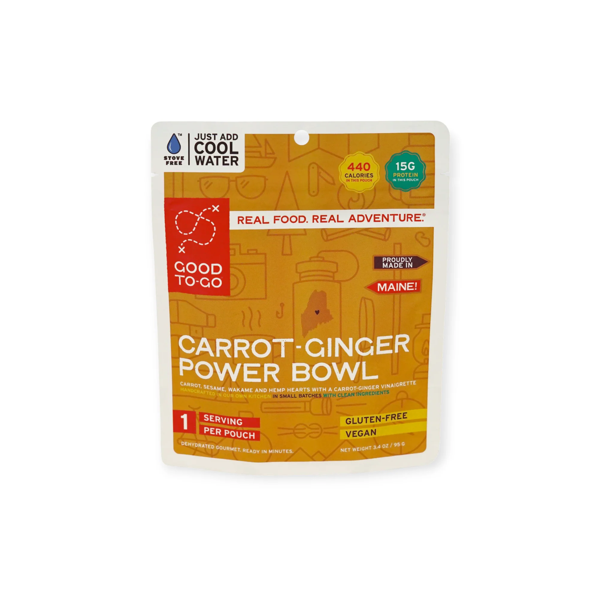 Good To-Go Stove-Free Carrot-Ginger Power Bowl