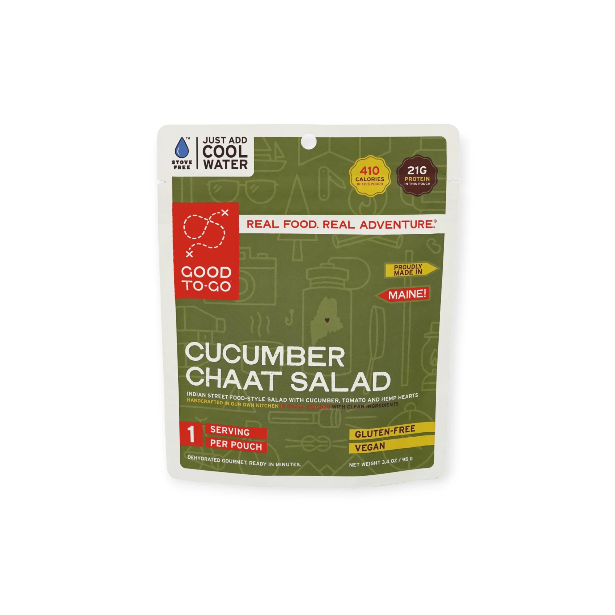 Good To-Go Stove-Free Cucumber Chaat Salad