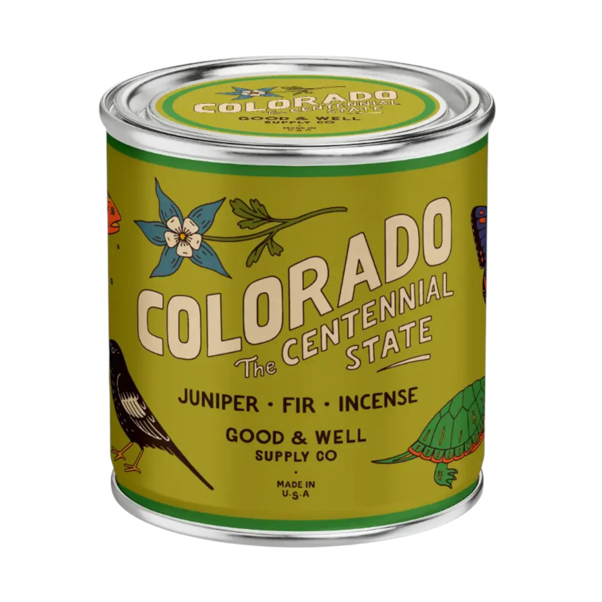 Good & Well Supply Co. Colorado State Soy Candle - 1/2 Pint - Image 2