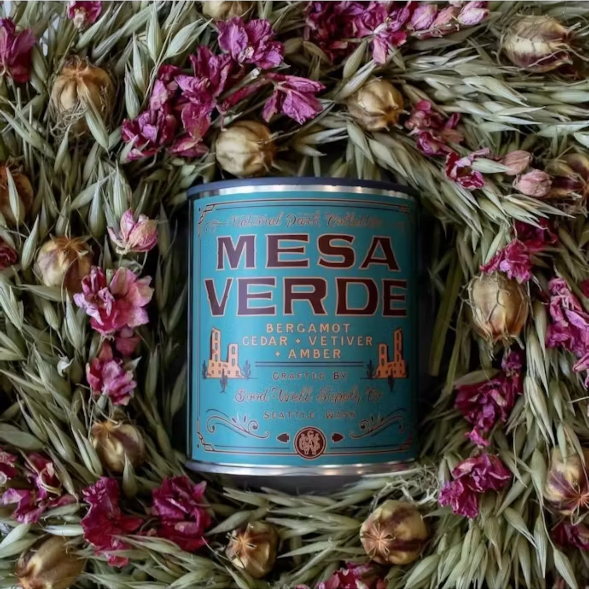 Good & Well Supply Co. Mesa Verde National Park Candle - 1/2 Pint - Image 3