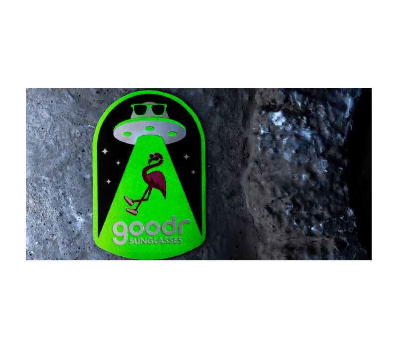 Goodr OGs Sunglasses Hot Alien Summer - Image 3