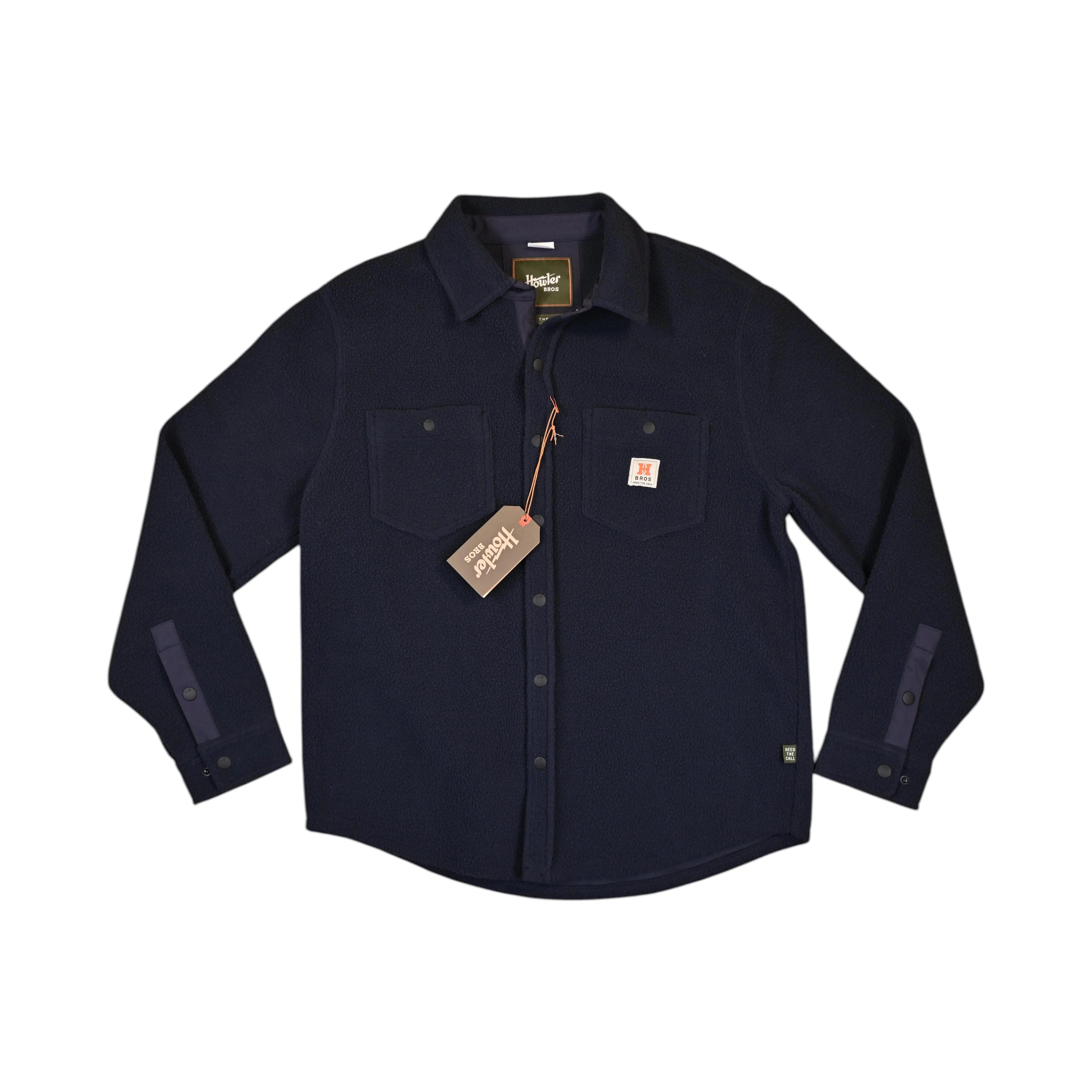 Howler Brothers Men's Allegheny Fleece Overshirt Navy