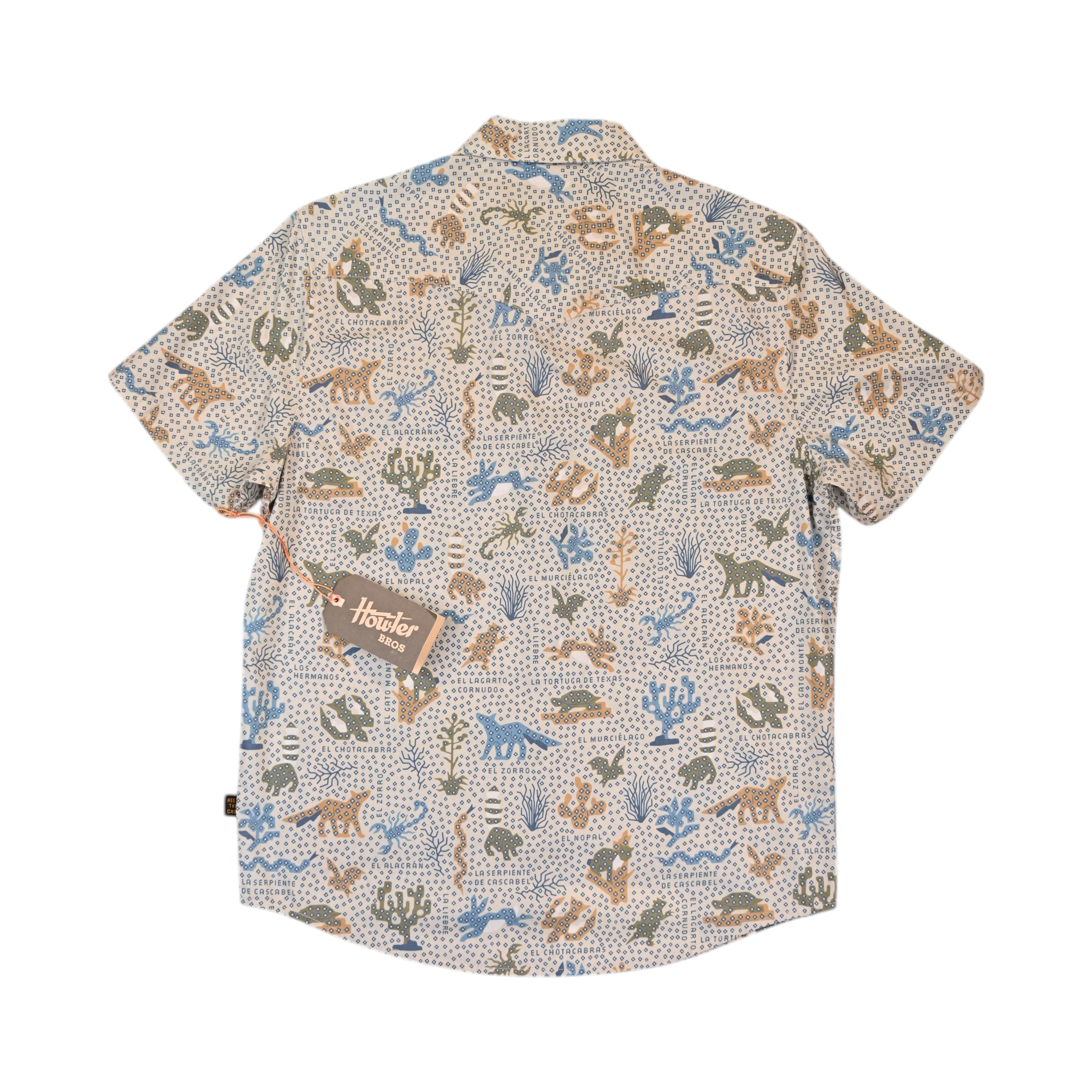Howler Brothers Men's H Bar B Snap Short Sleeve Button Up White - Image 2