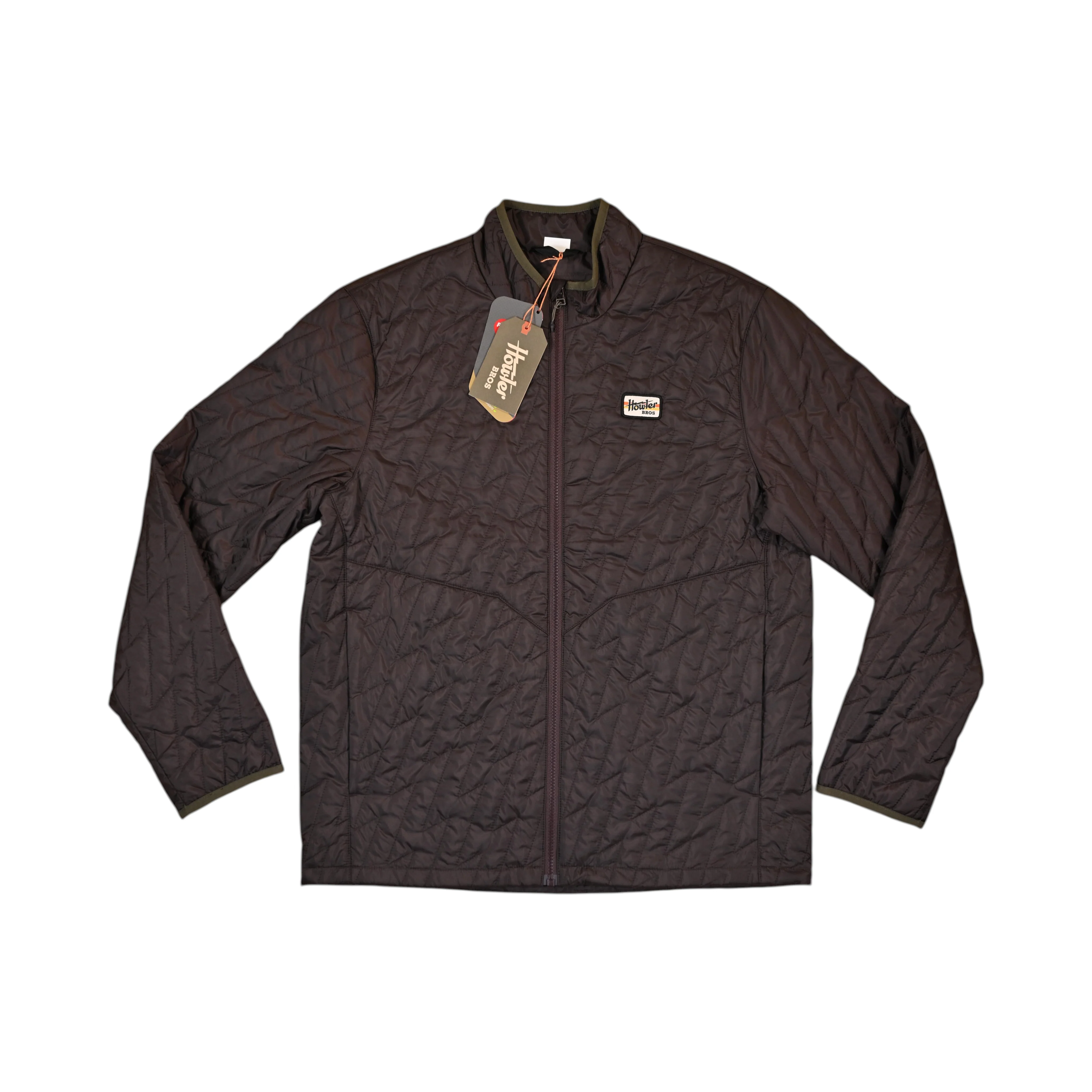 Howler Brothers Men's Voltage Quilted Insulated Jacket Brown