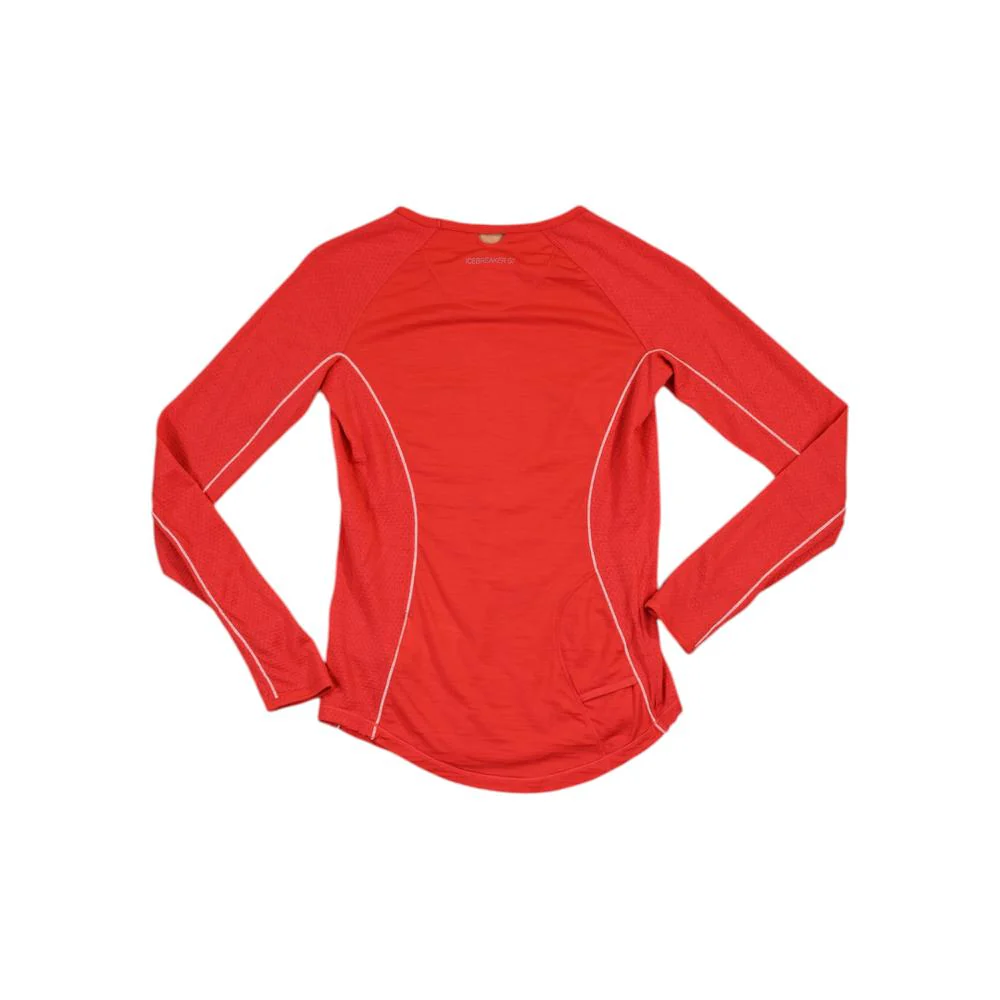 Icebreaker Women's GT Merino 150 Ultralite Baselayer Shirt Coral XS Used - Image 2