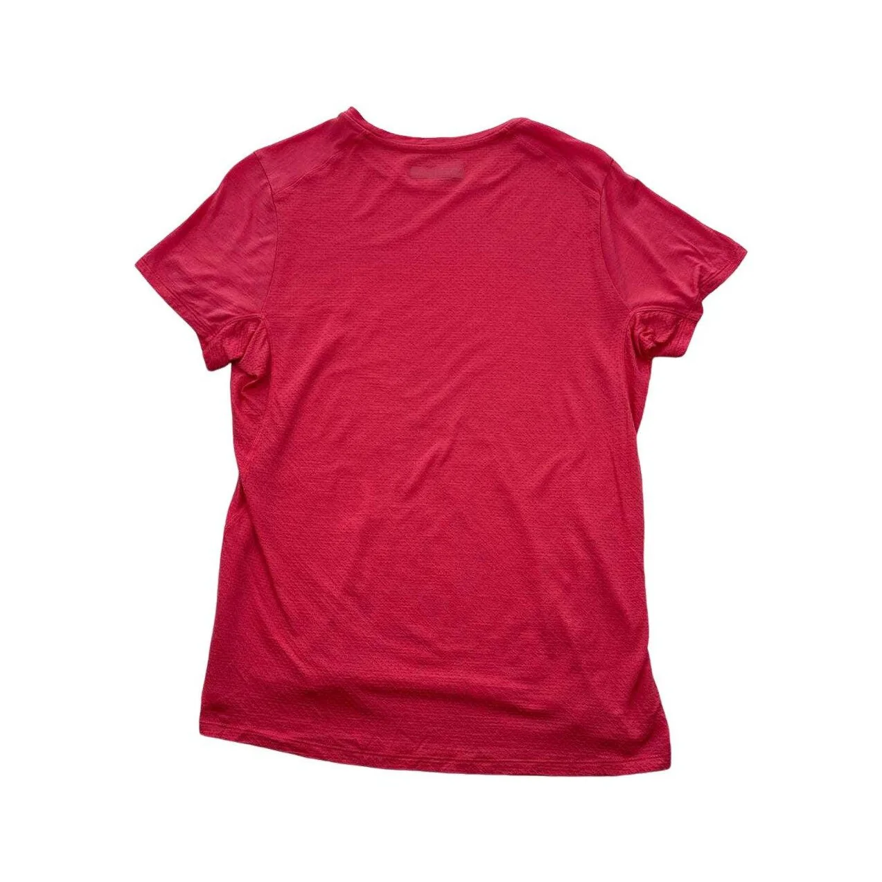 Icebreaker Women's Cool-Lite Tencel Merino Blend Short Sleeve Shirt Coral XL Used - Image 2