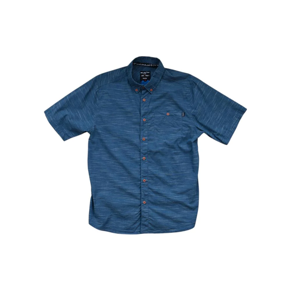 Kavu Men's Button Up Shirt Blue M Used