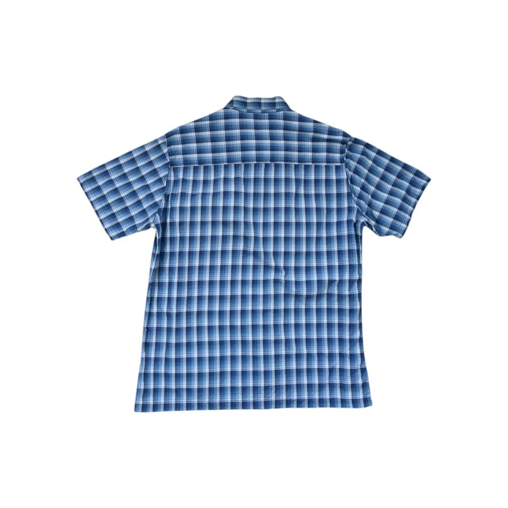 Kuhl Men's Button Up Short Sleeve Shirt Blue L Used - Image 2