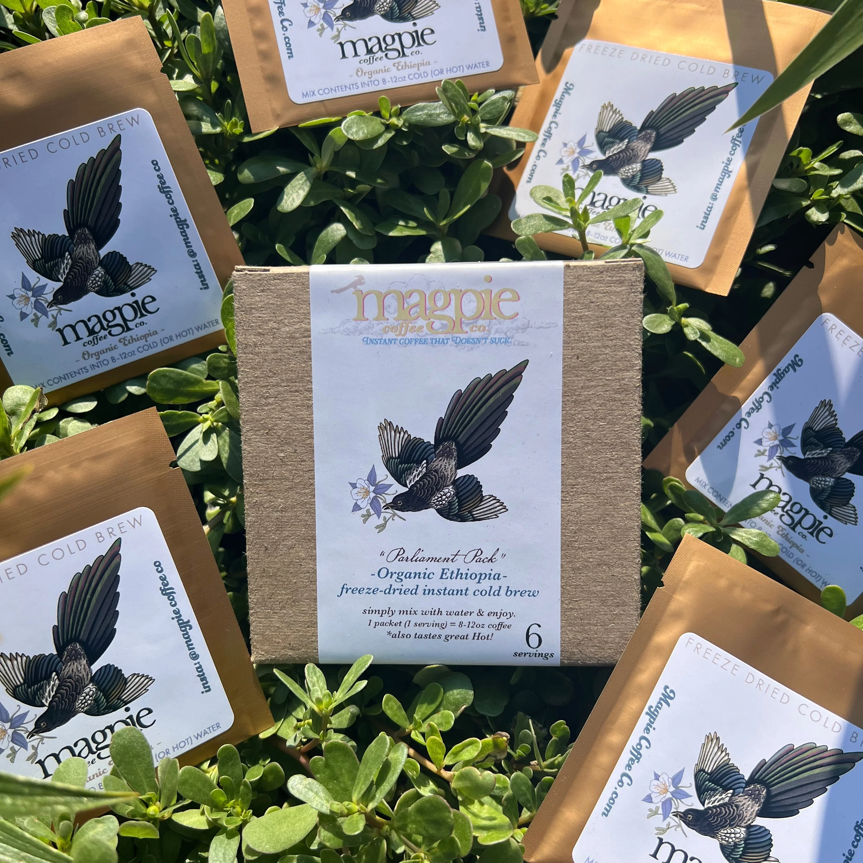 Magpie Coffee Co. Parliament Pack Instant Coffee (6-Pack) - Image 2