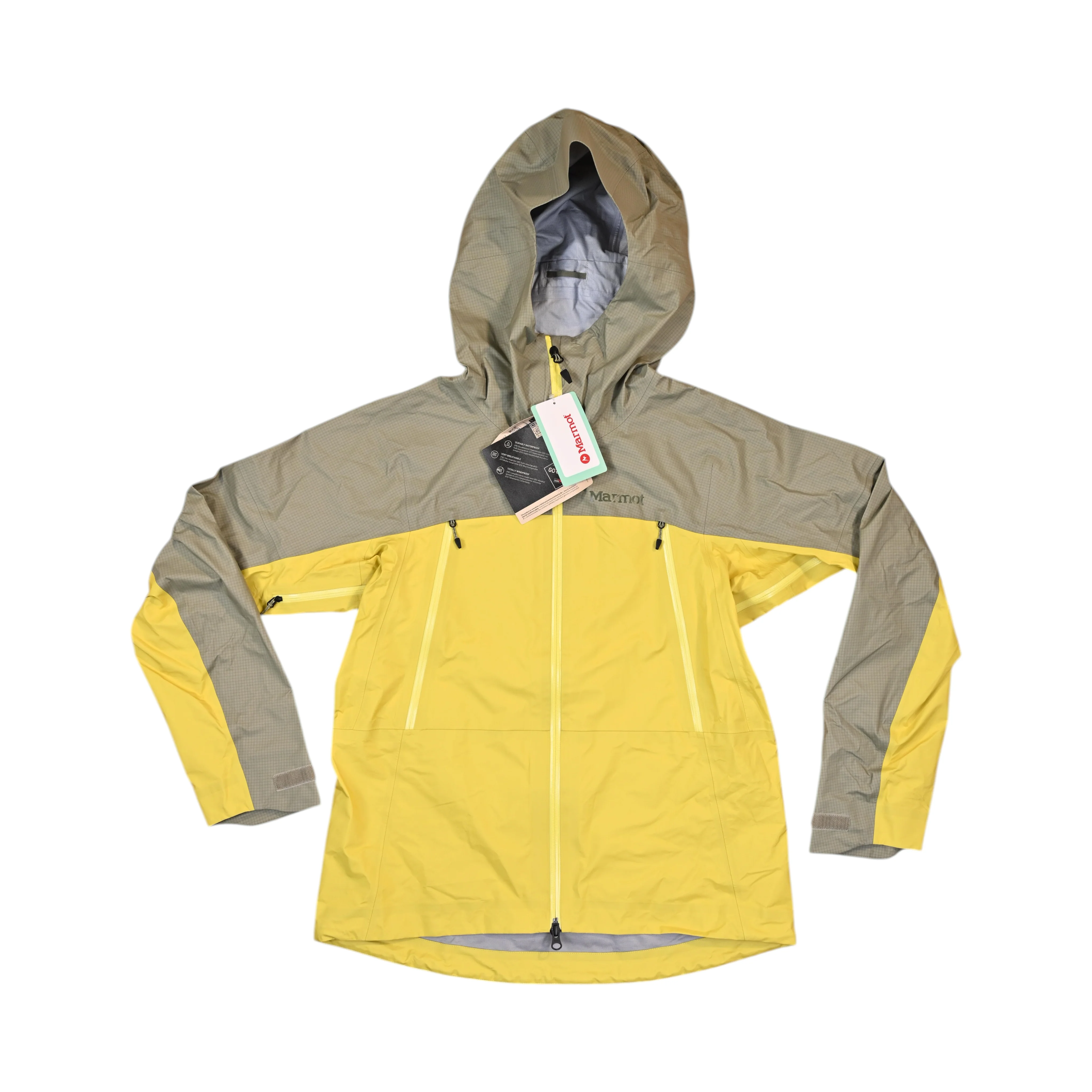 Marmot Women's Mitre Peak GORE-TEX Rain Jacket Yellow
