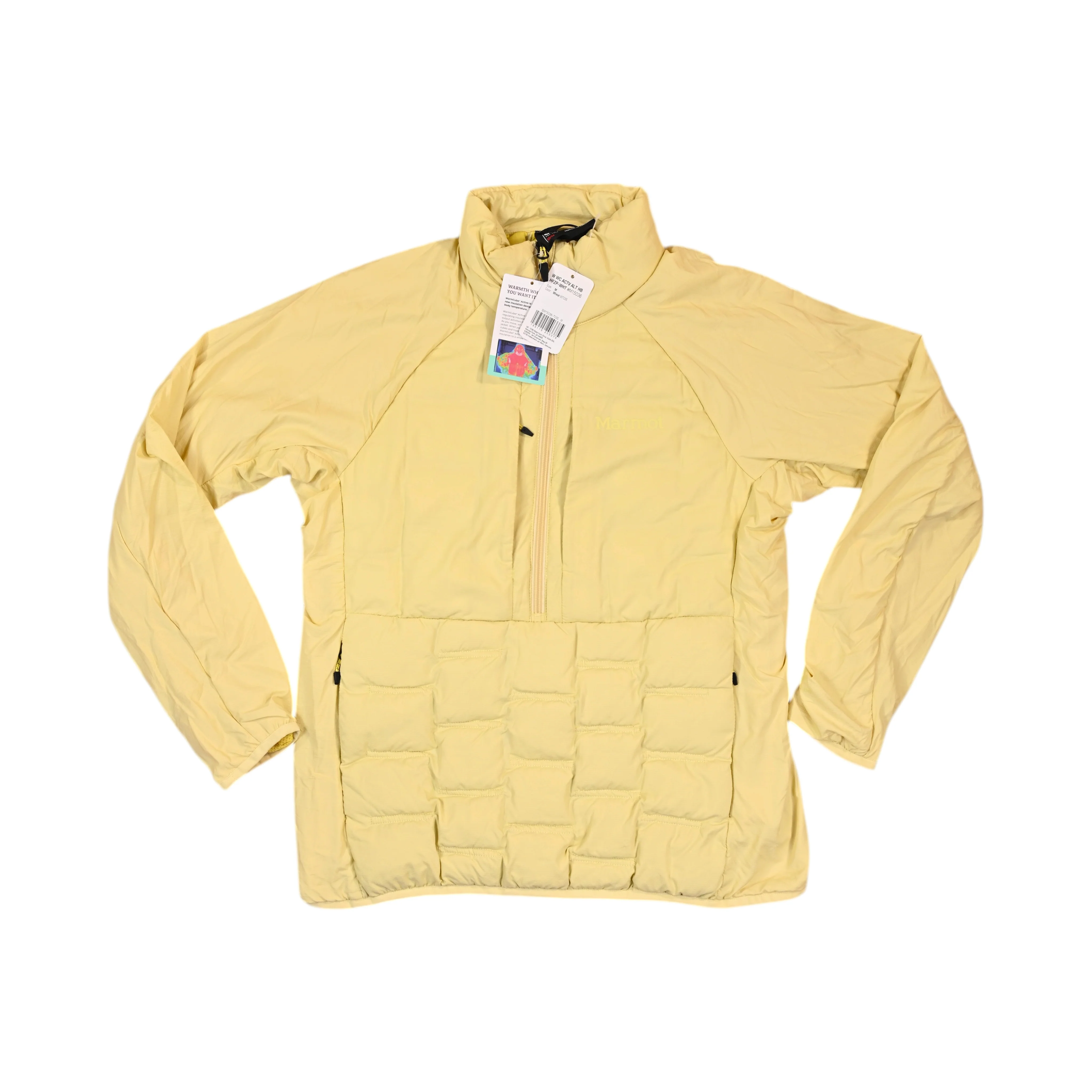 Marmot Women's WarmCube Active Alt HB Half Zip Insulated Jacket Yellow