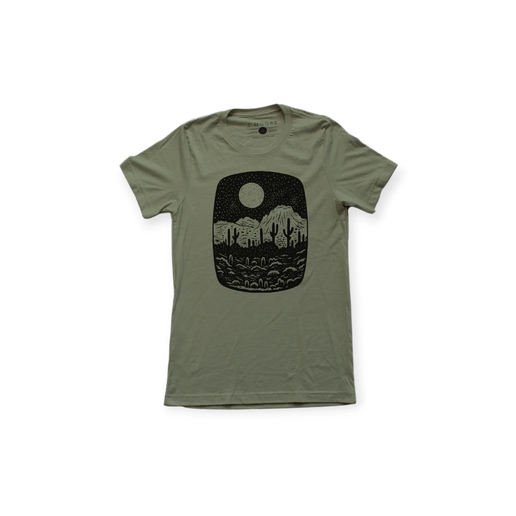 Moore Collection Olive Tri-Blend - Night Butte Tee
