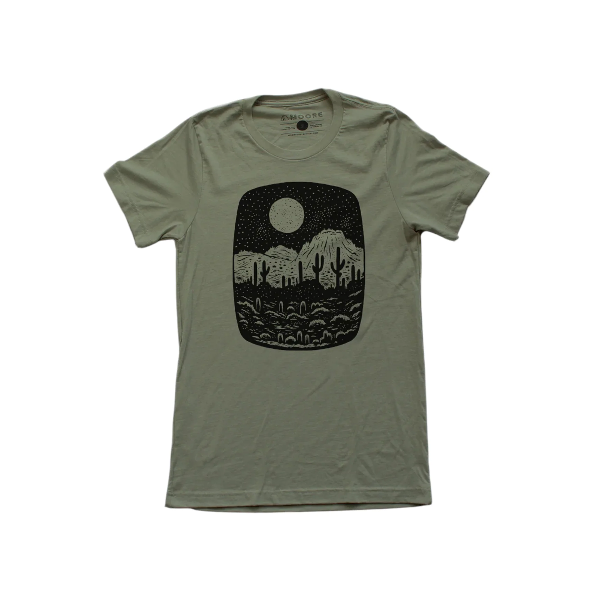 Moore Collection Olive Tri-Blend - Night Butte Tee - Image 2