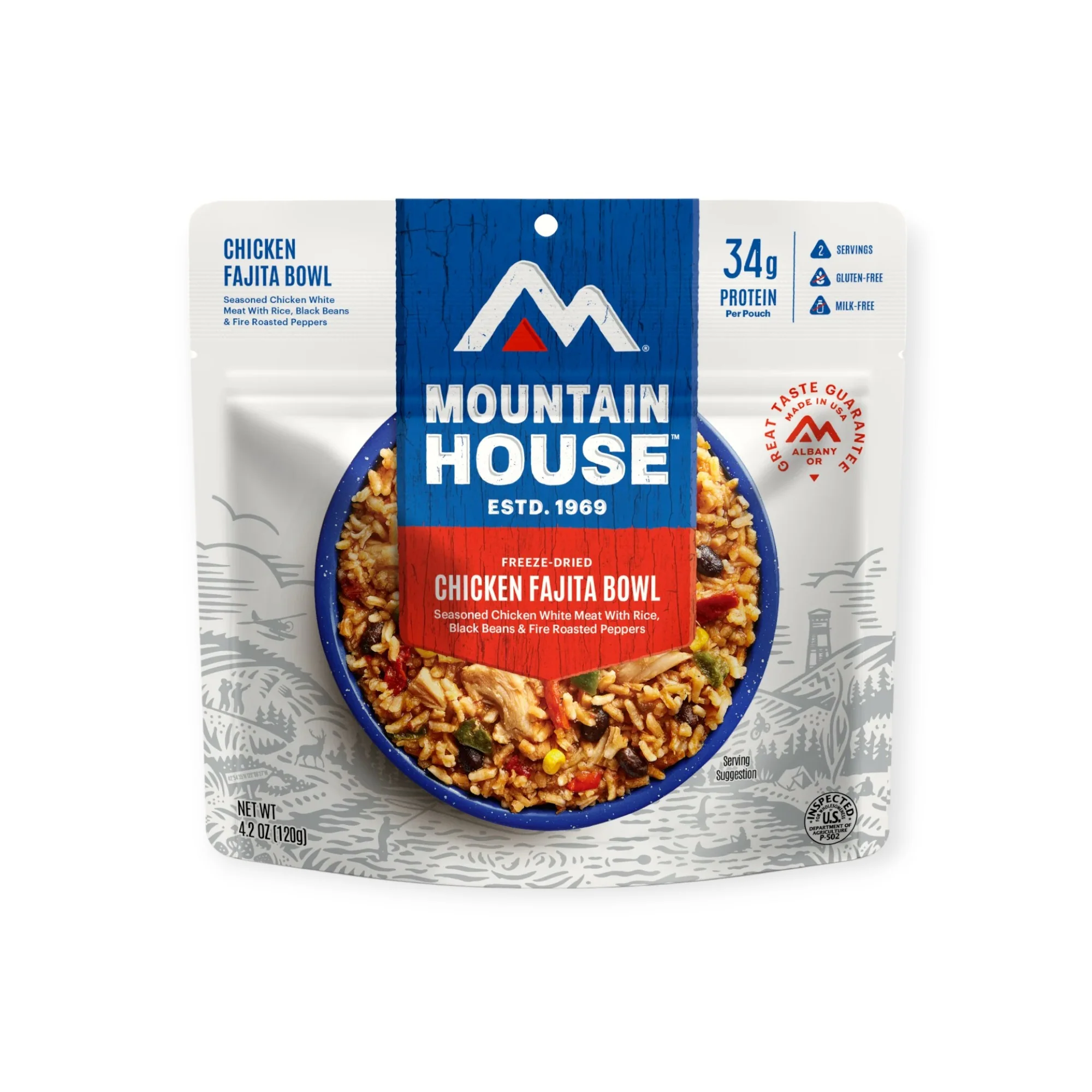 Mountain House Chicken Fajita Bowl Freeze-Dried Meal