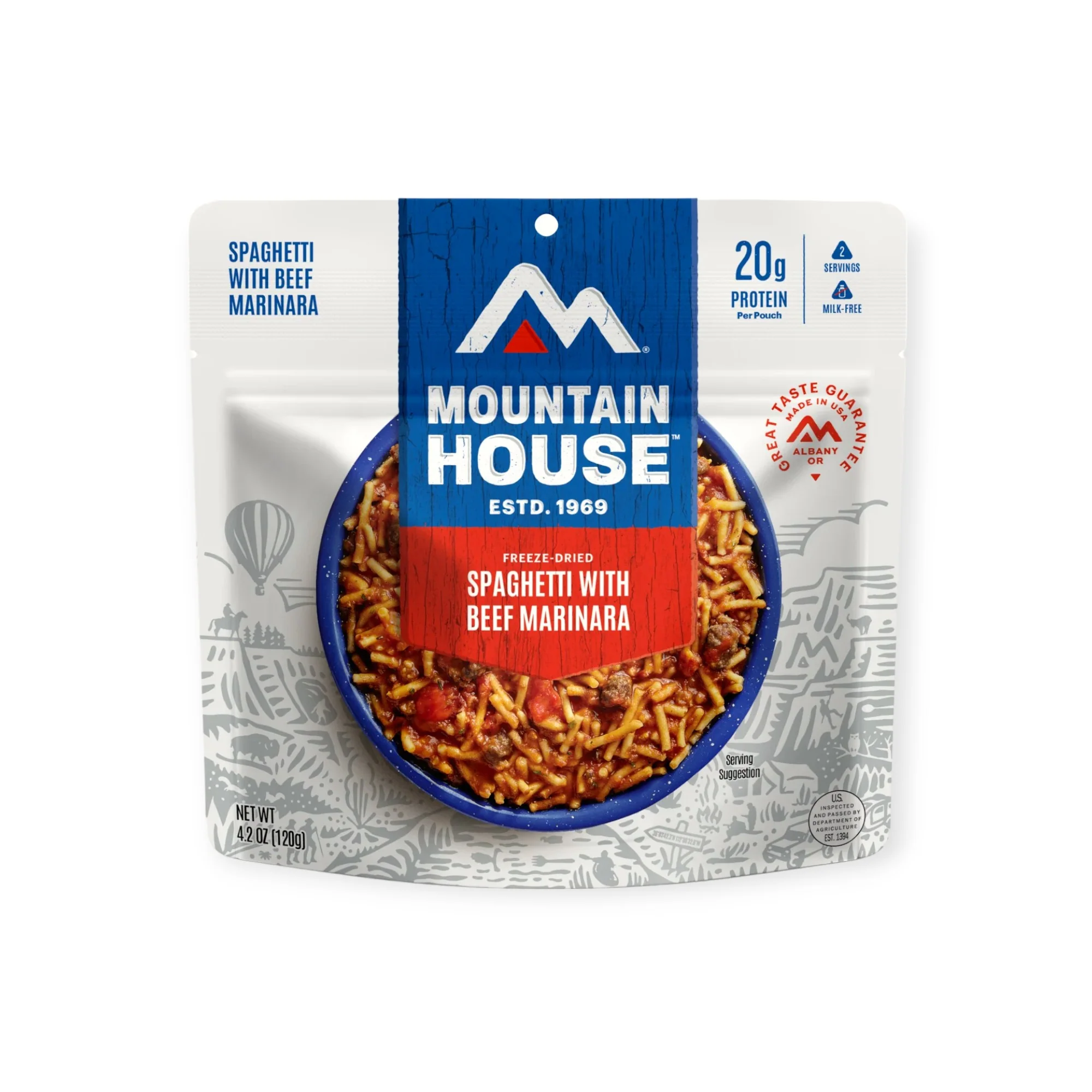 Mountain House Spaghetti w' Beef Marinara Freeze-Dried Meal