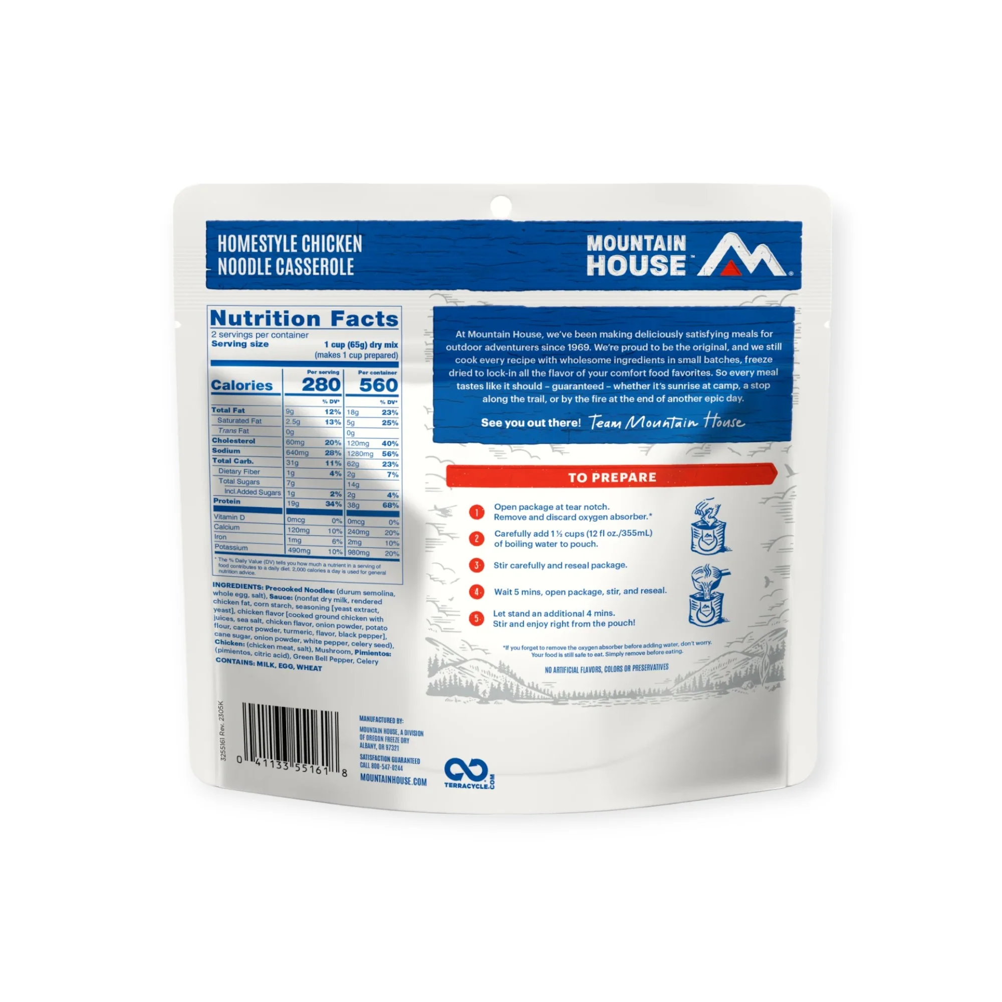 Mountain House Homestyle Chicken Noodle Casserole Freeze-Dried Meal - Image 3