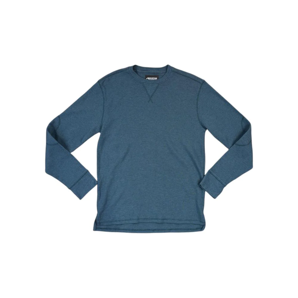 Mountain Khakis Men's Waffle Thermal Long Sleeve Shirt Blue M Used