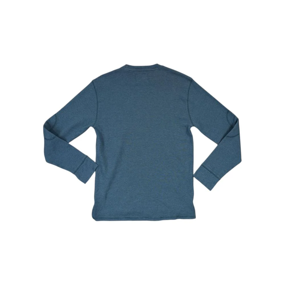 Mountain Khakis Men's Waffle Thermal Long Sleeve Shirt Blue M Used - Image 2