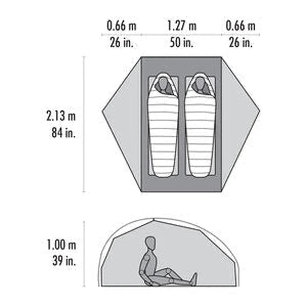 MSR FreeLite 2-Person Ultralight Backpacking Tent - Image 5