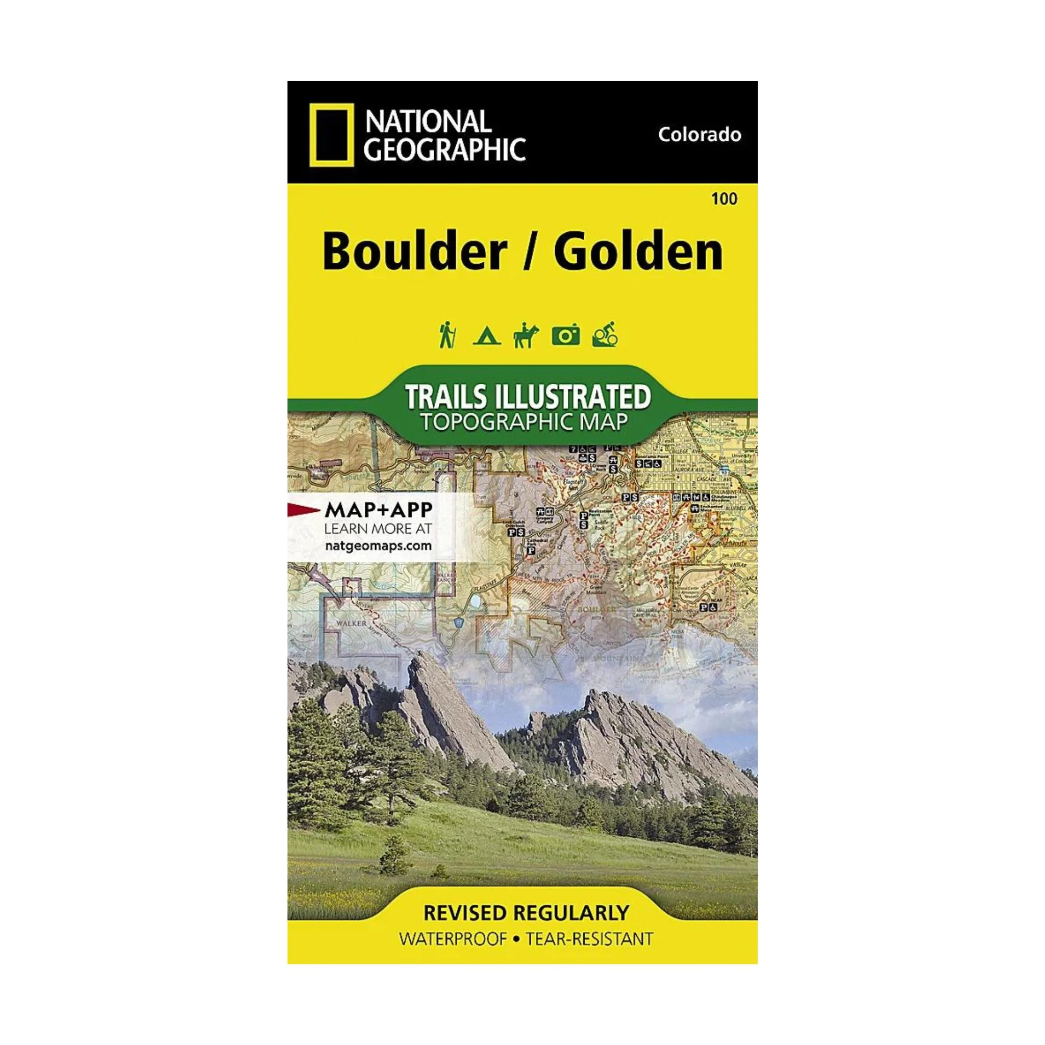 National Geographic 100: Boulder / Golden Map - Image 2
