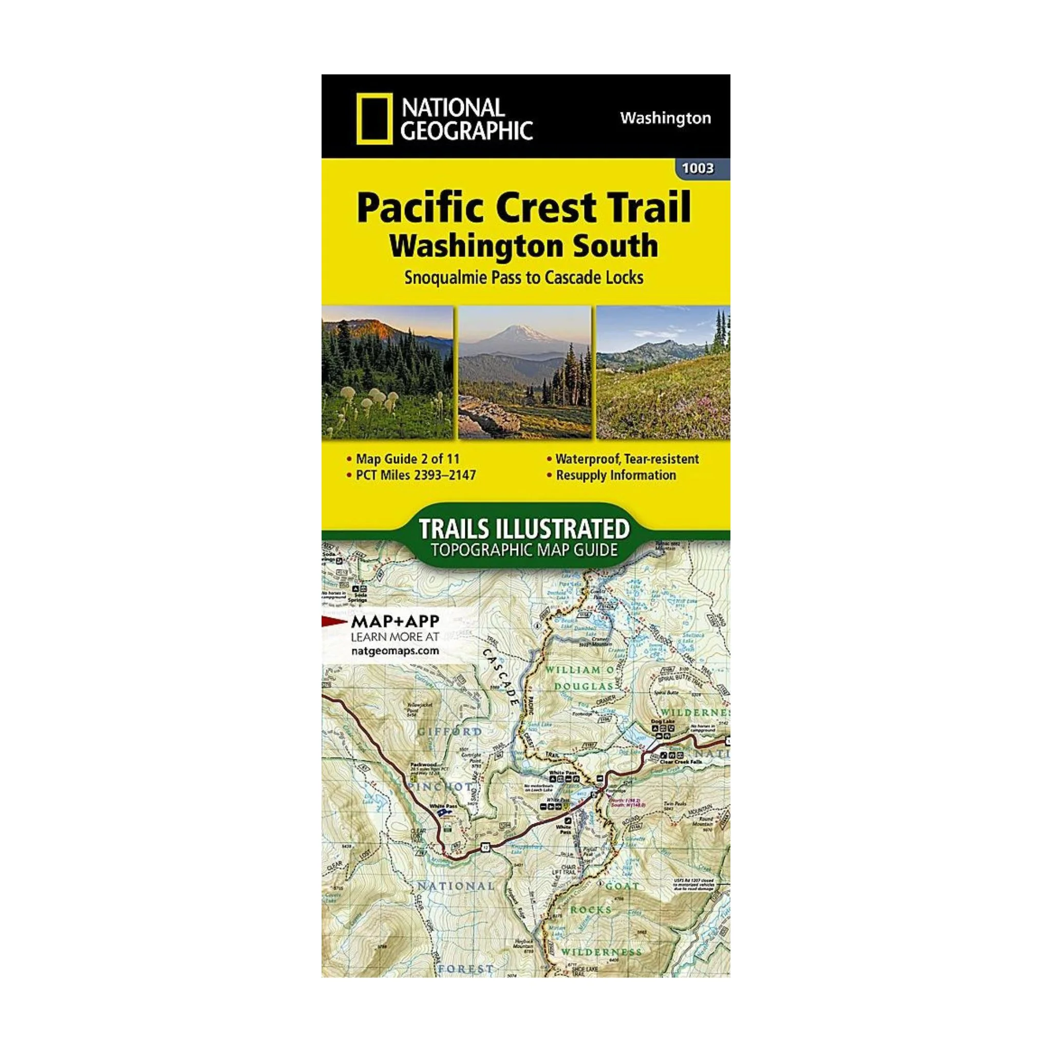 National Geographic 1003: Pacific Crest Trail South Map - Image 2