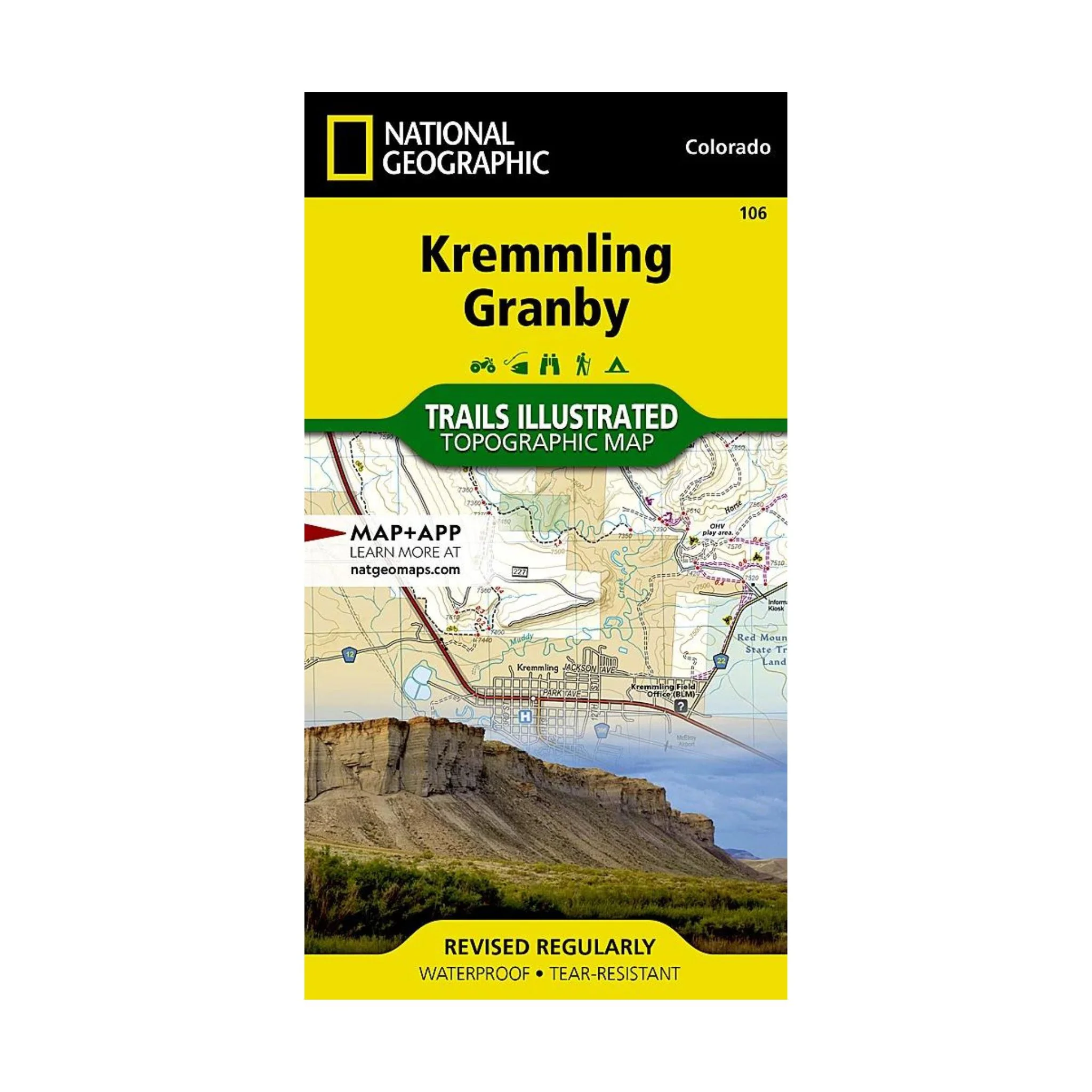 National Geographic 106: Kremmling | Granby Map - Image 2
