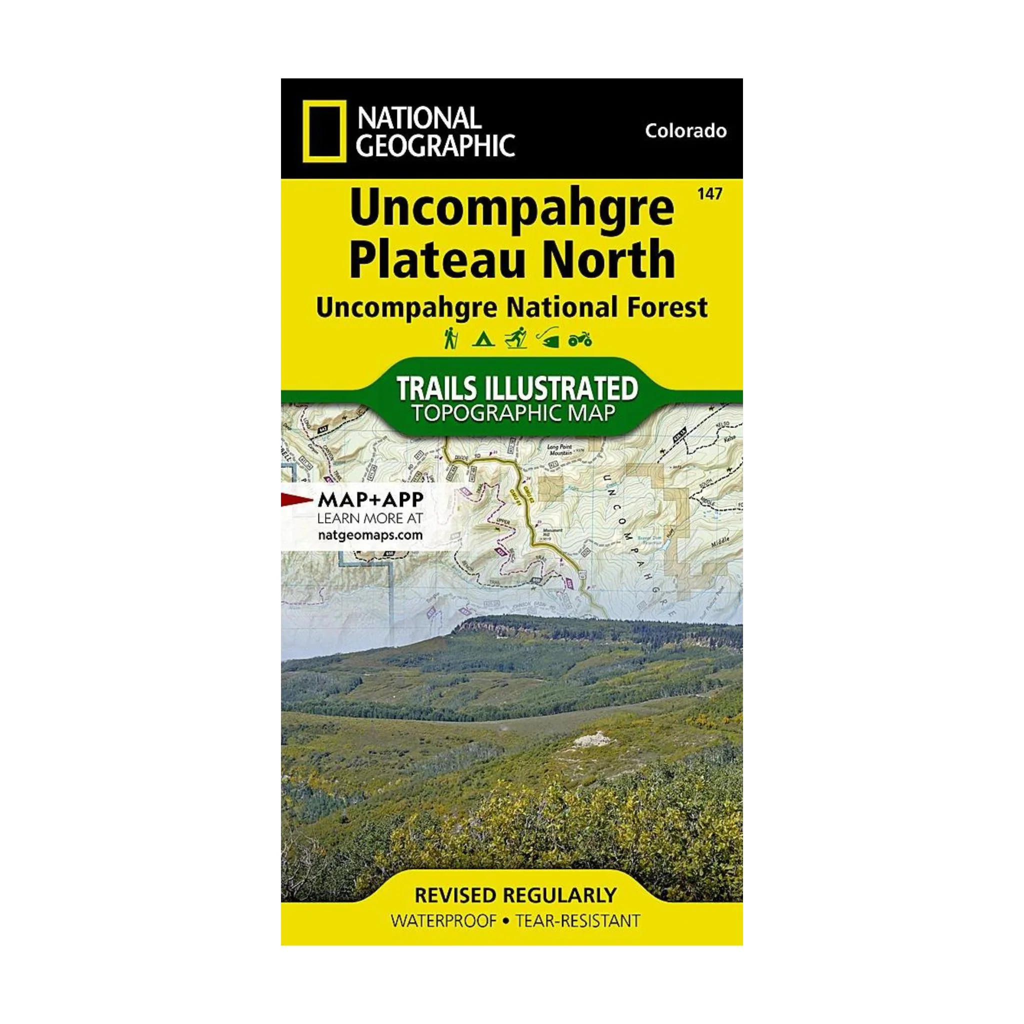 National Geographic 147: Uncompahgre Plateau North Map - Image 2
