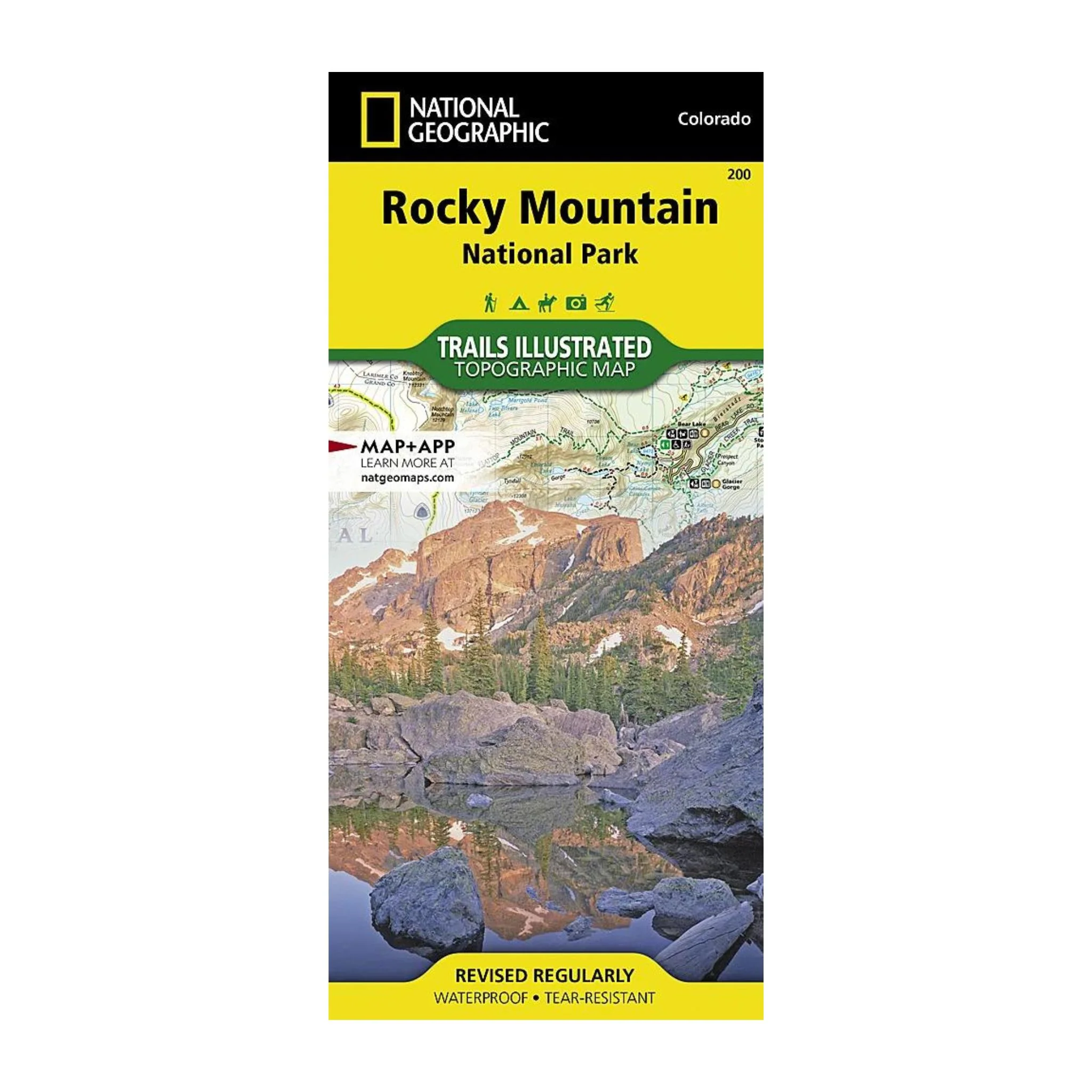 National Geographic 200: Rocky Mountain National Park Map - Image 2