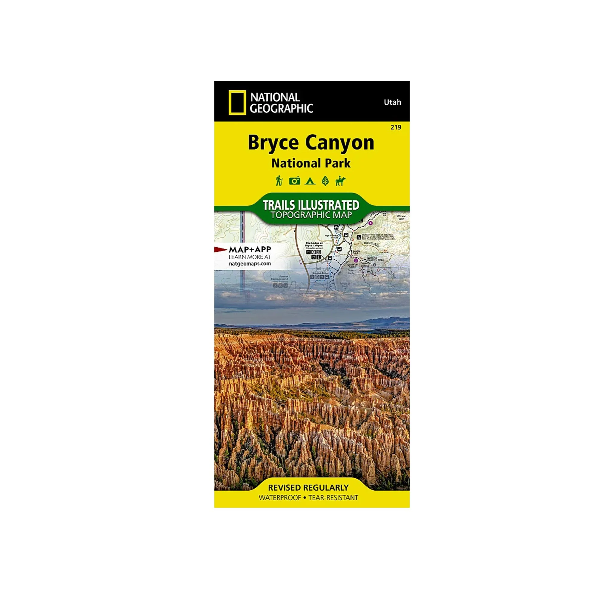 National Geographic 219: Bryce Canyon National Park Map