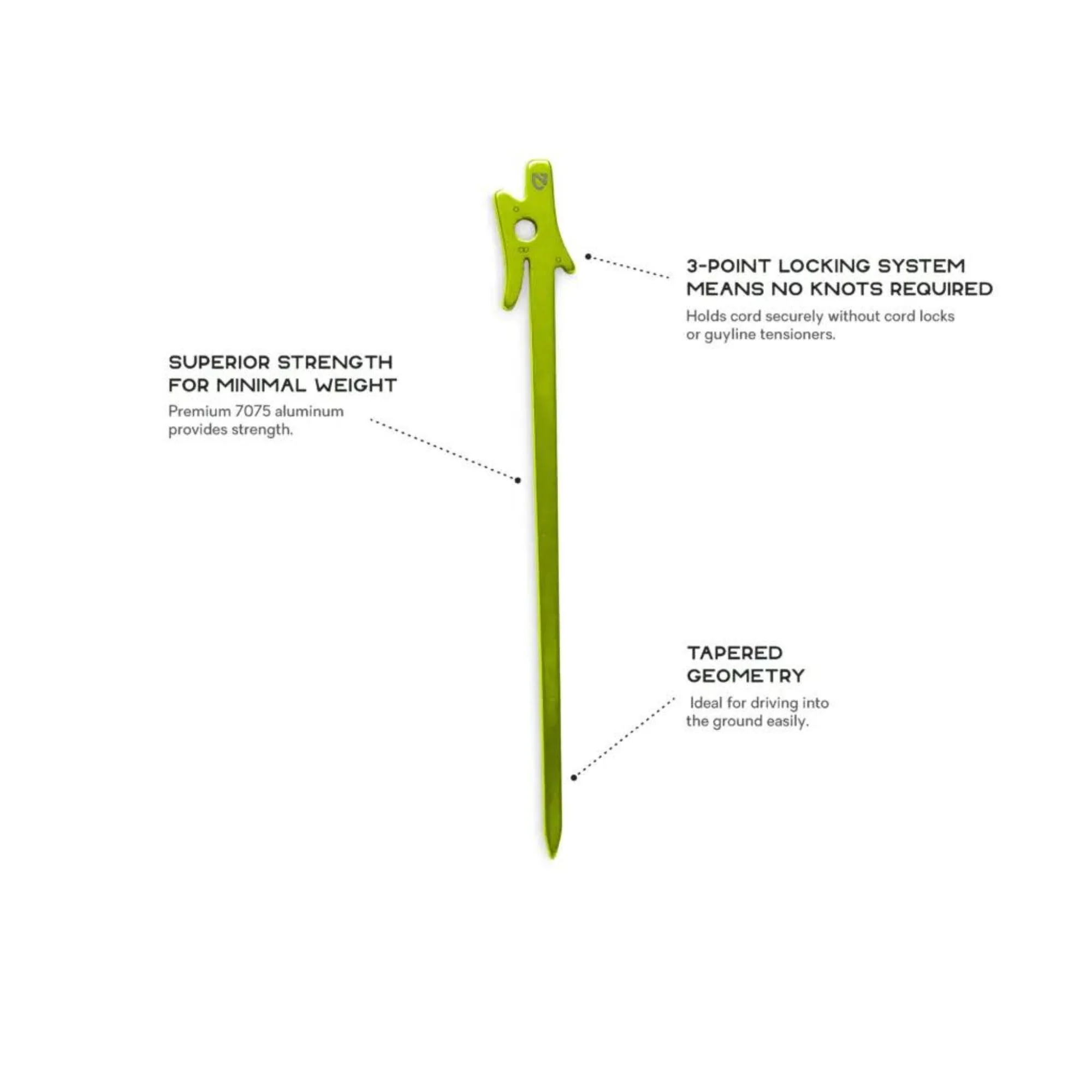 NEMO Airpin Ultralight Stakes - Set of 2 - Image 4