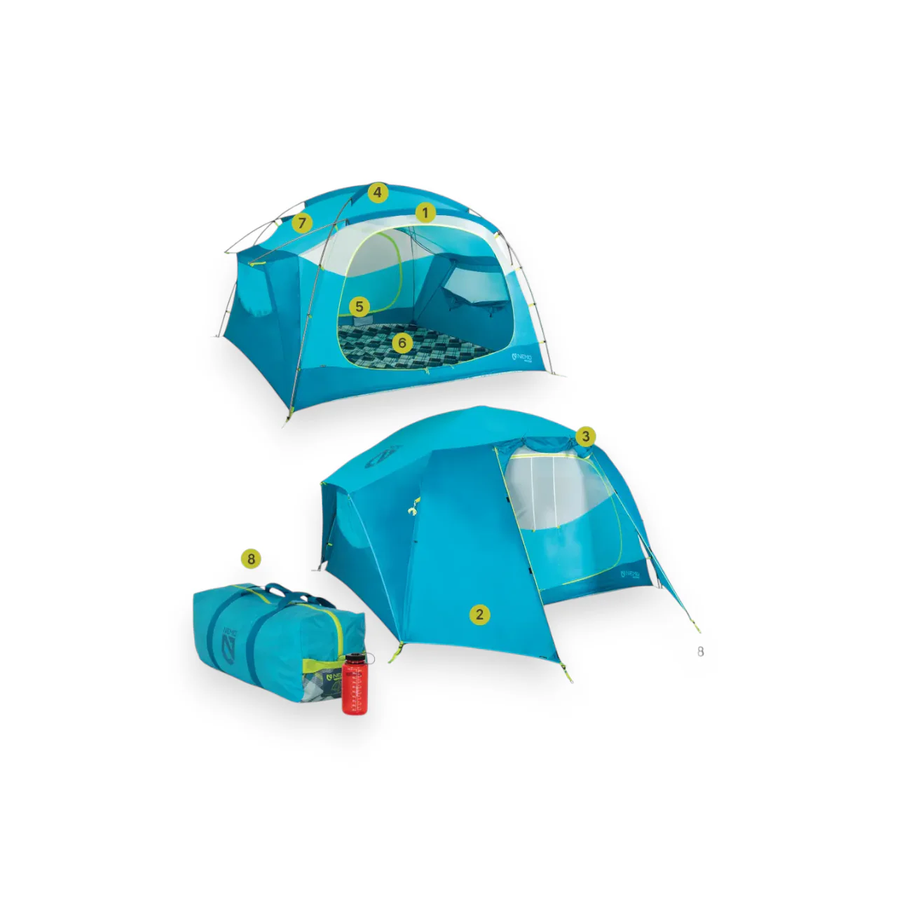 NEMO Aurora Highrise 4 Person Tent - Image 13