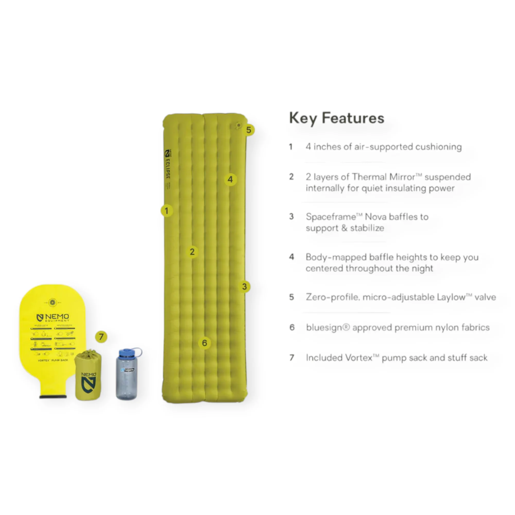 NEMO Eclipse All-Season Lightweight Insulated Sleeping Pad - Image 4