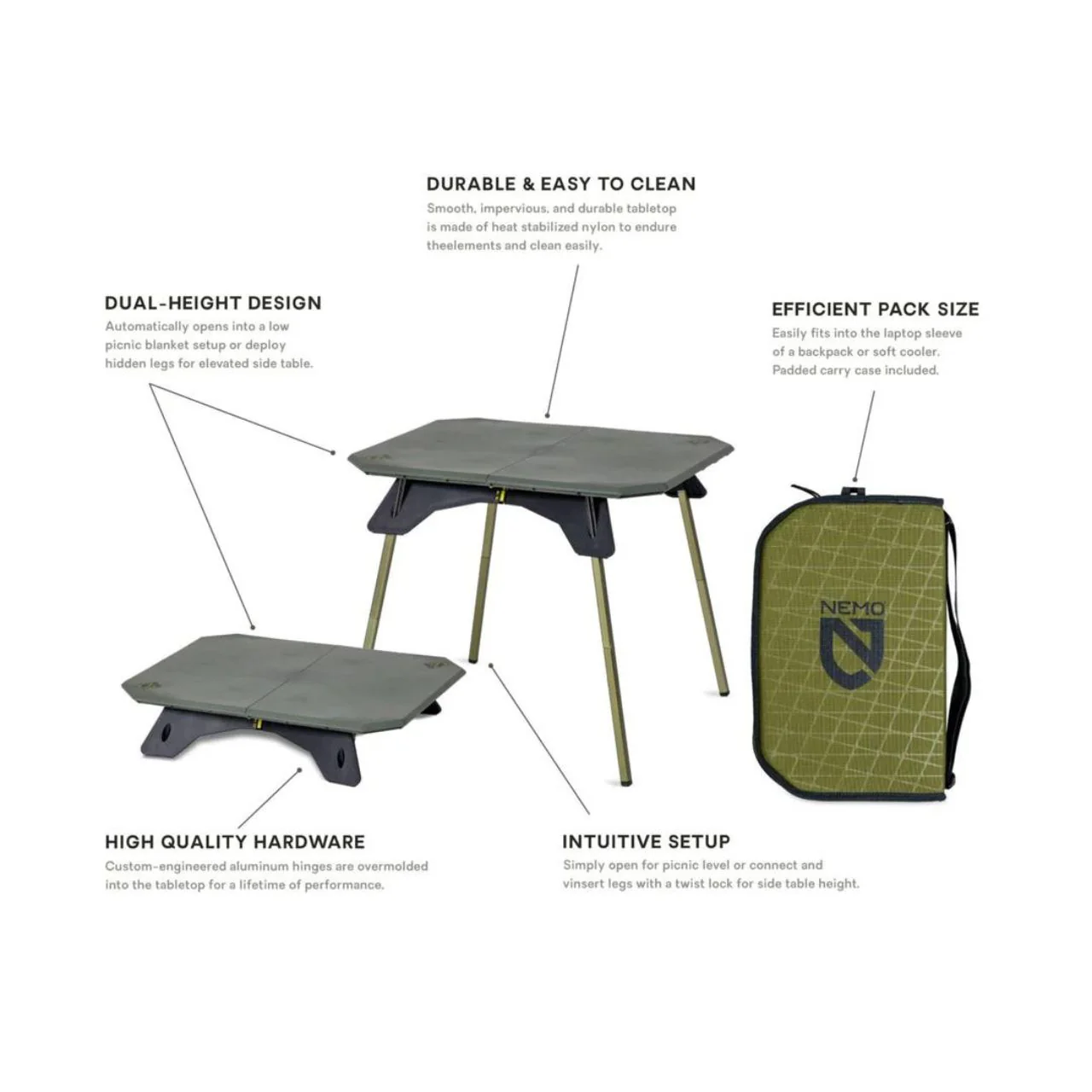 NEMO Moonlander Dual-Height Table | 2024 Model - Image 3
