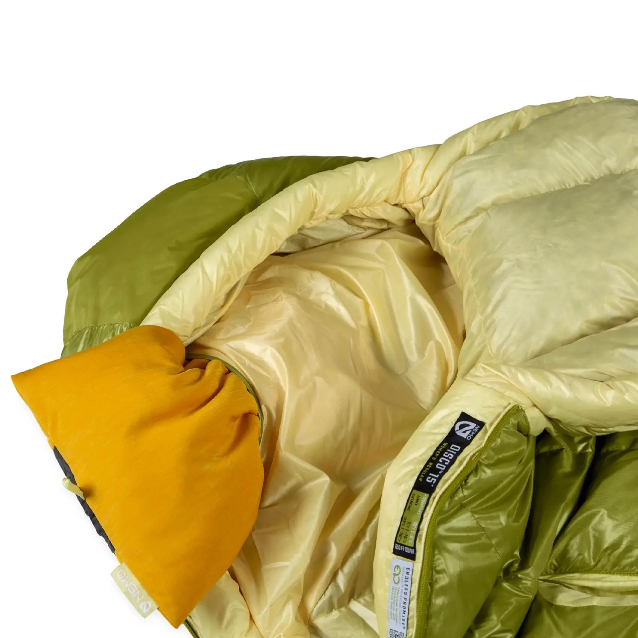 NEMO Disco Women's Endless Promise 15 Degree Down Sleeping Bag | 2024 Style - Image 11