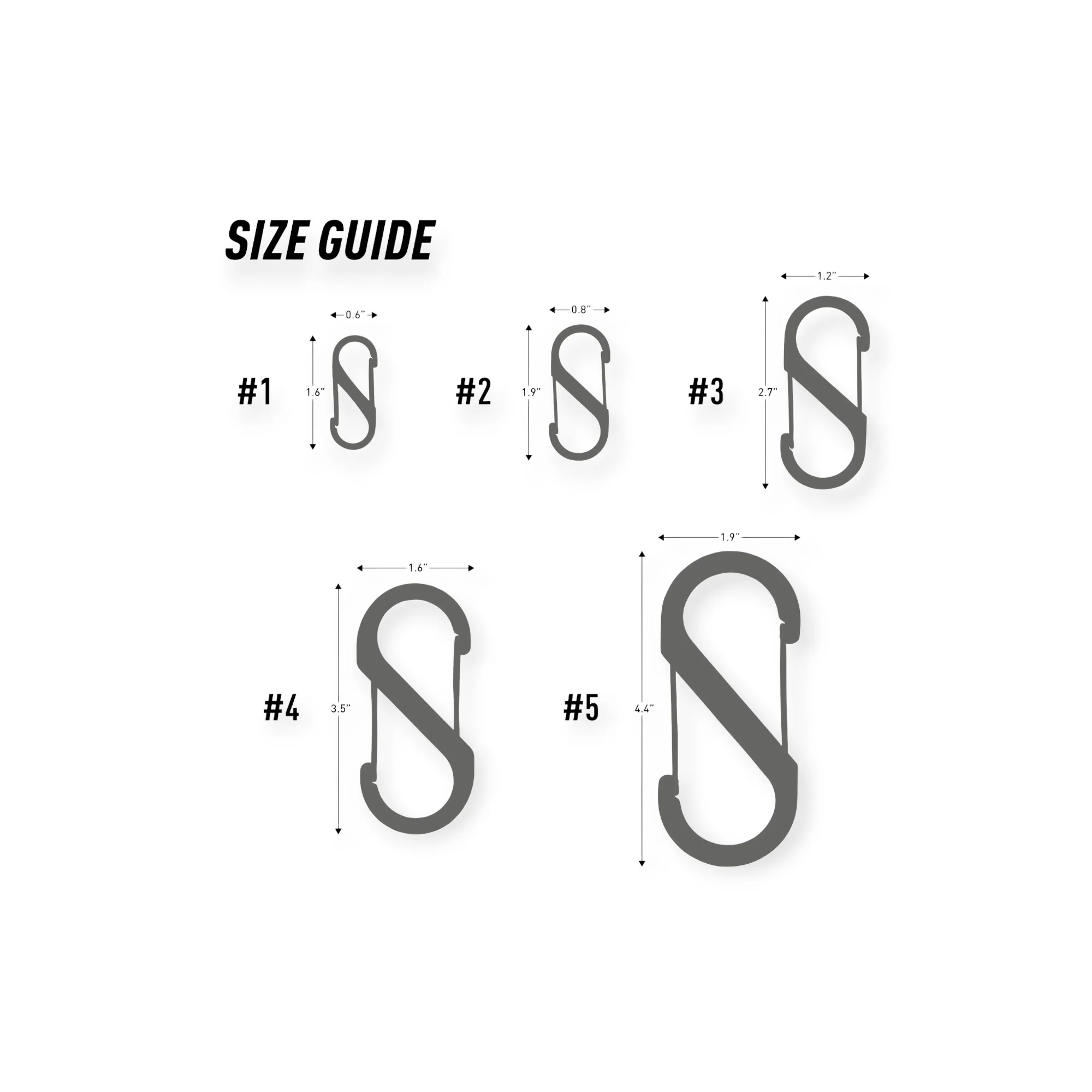 Nite Ize S-Biner Stainless Steel Dual Carabiner Combo - 3 Pack - Image 2