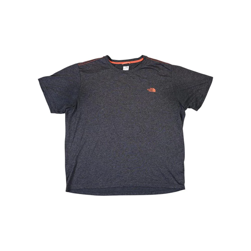 North Face Men's Active Shirt Grey/Orange XL Used