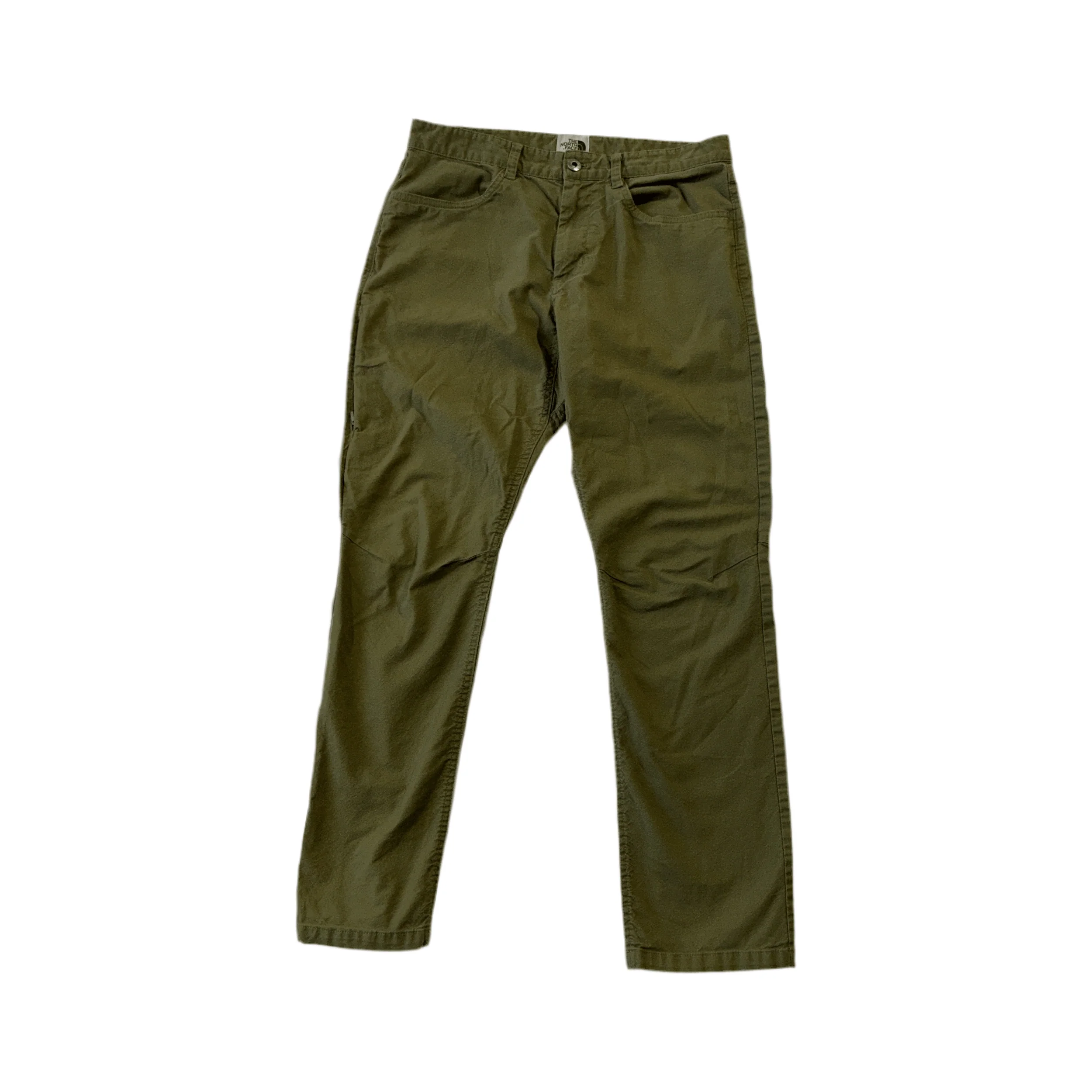 North Face Men's Motion Pants Green Size 32 USED - Image 2