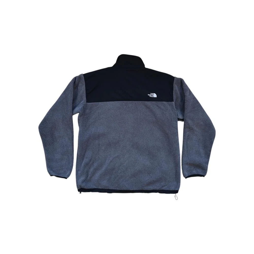 North Face Men's Retro Denali Fleece Jacket Grey/Black XL Used - Image 2