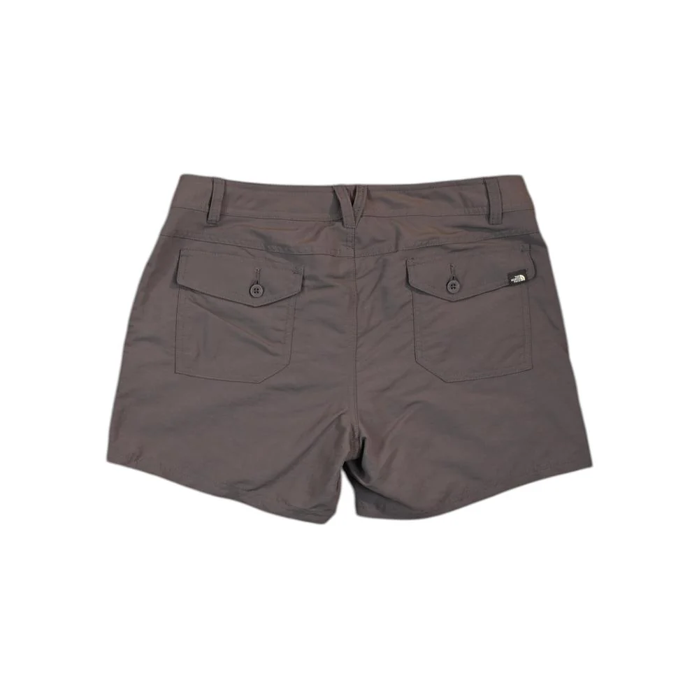 North Face Women's Paramount Raven Shorts Grey L Used - Image 2