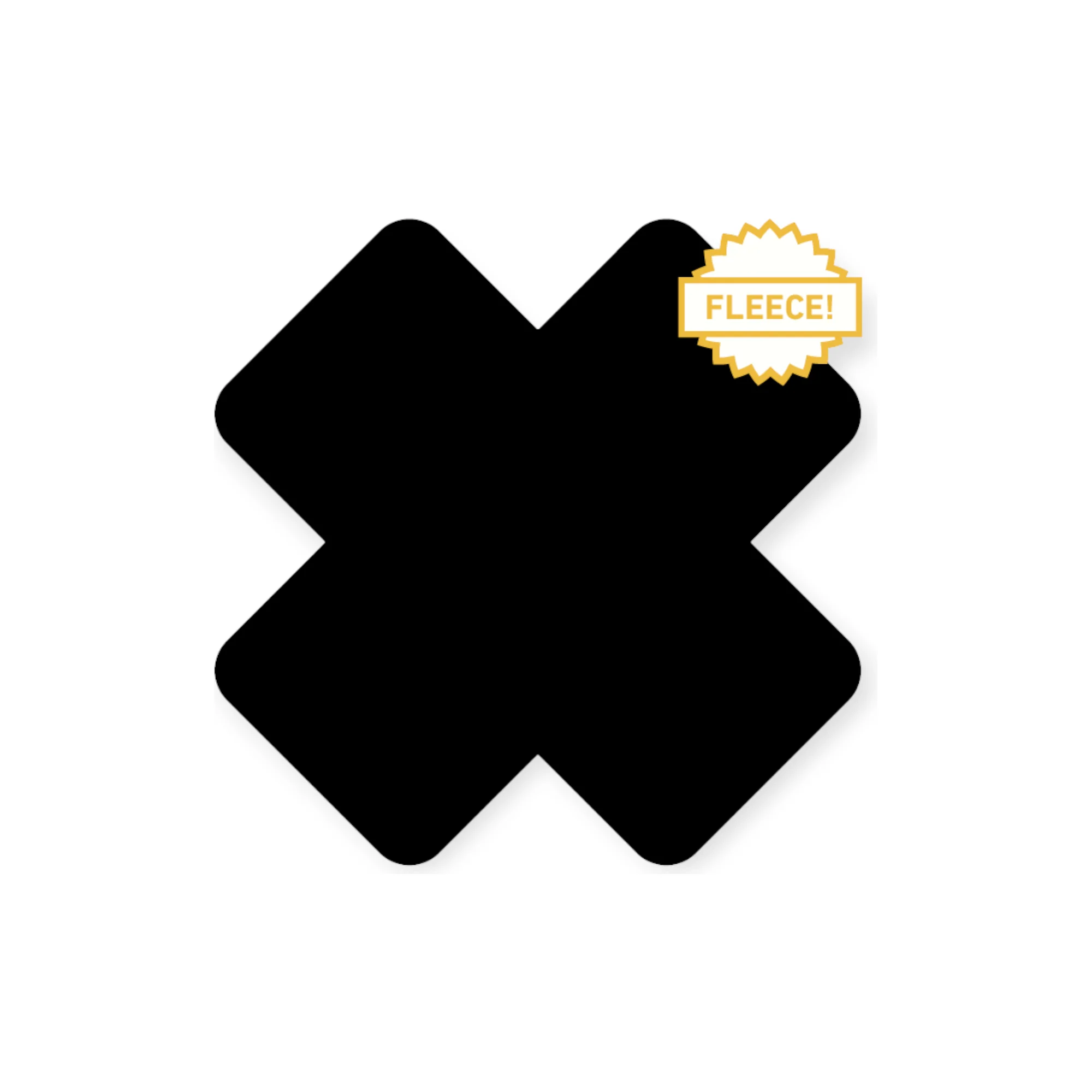 Noso Patches Black Fleece X Patch