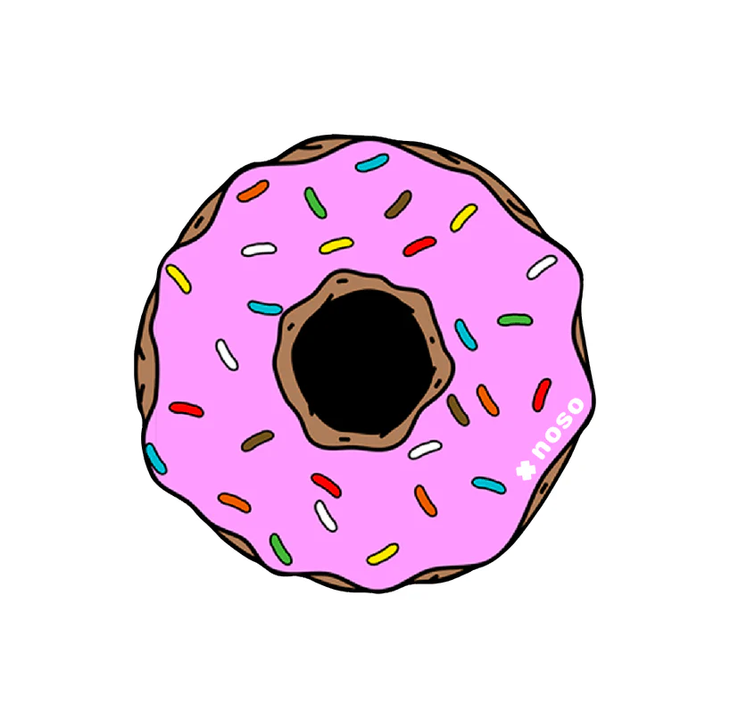 Noso Patches Donut Pink Patch