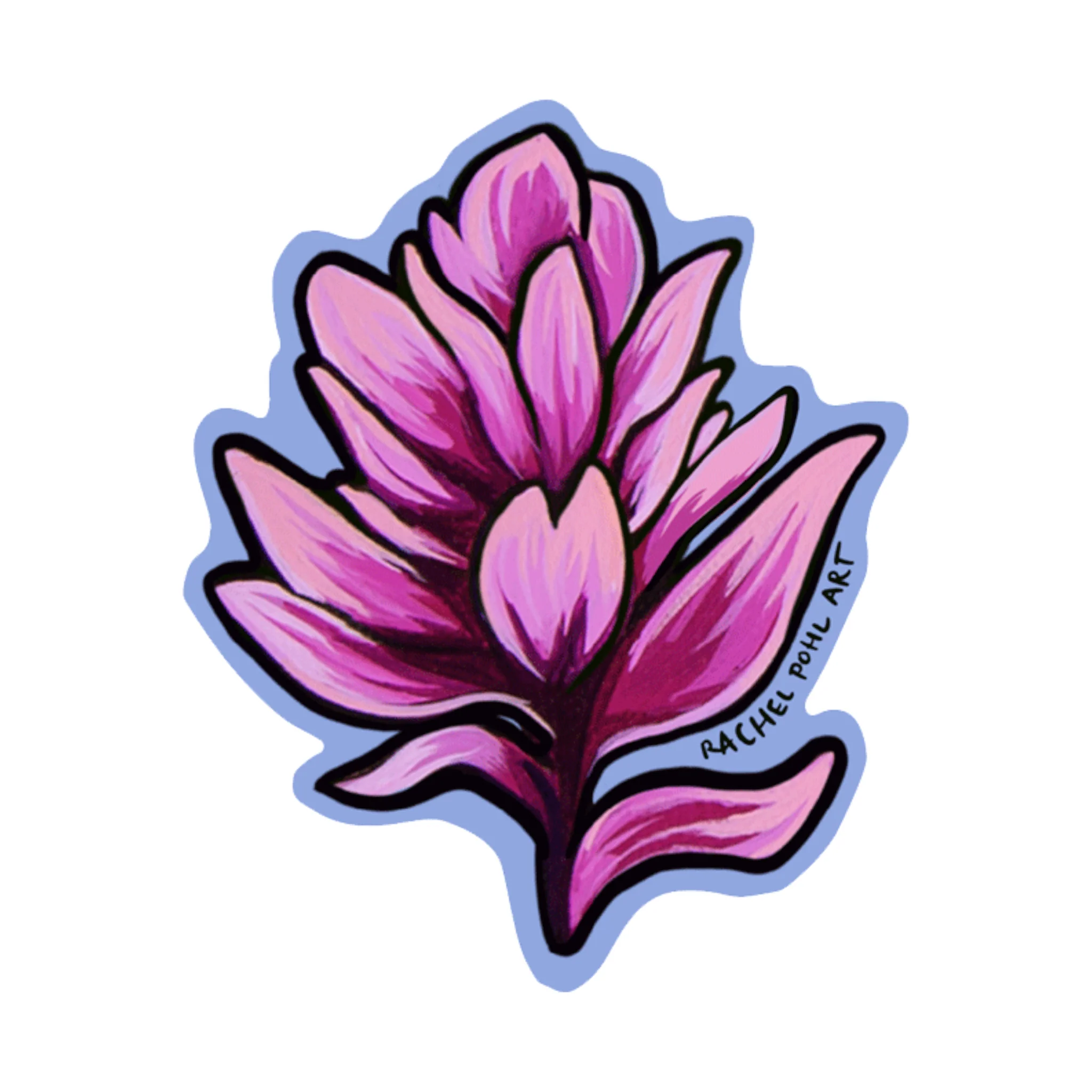 Noso Patches Rachel Pohl Pink Paintbrush Patch - Image 2