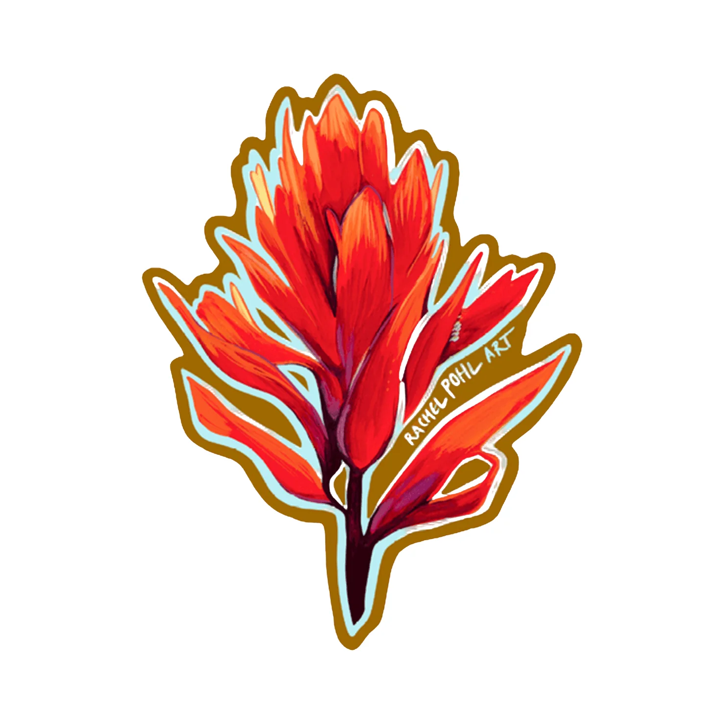 Noso Patches Red Paintbrush by Rachel Pohl Patch