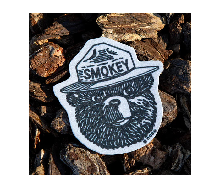 Noso Patches Smokey Bear Logo Gray Patch - Image 2
