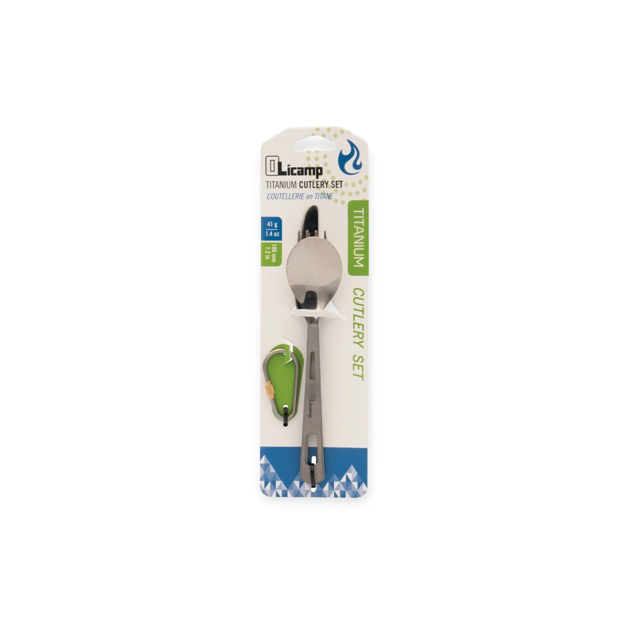 Olicamp Titanium 3 Piece Cutlery Set - Image 3