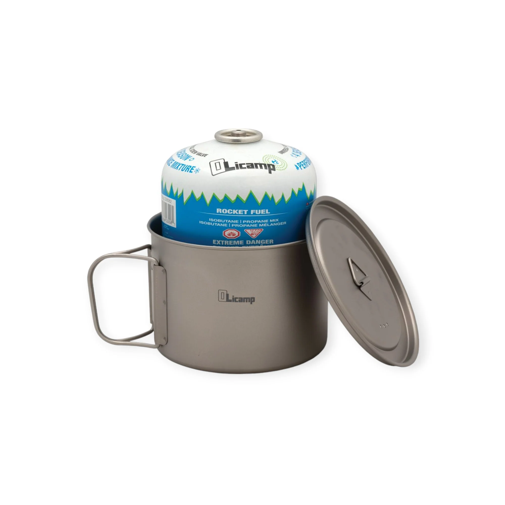 Olicamp Titanium Space Saver Pot w' Lid 900ml - Image 5