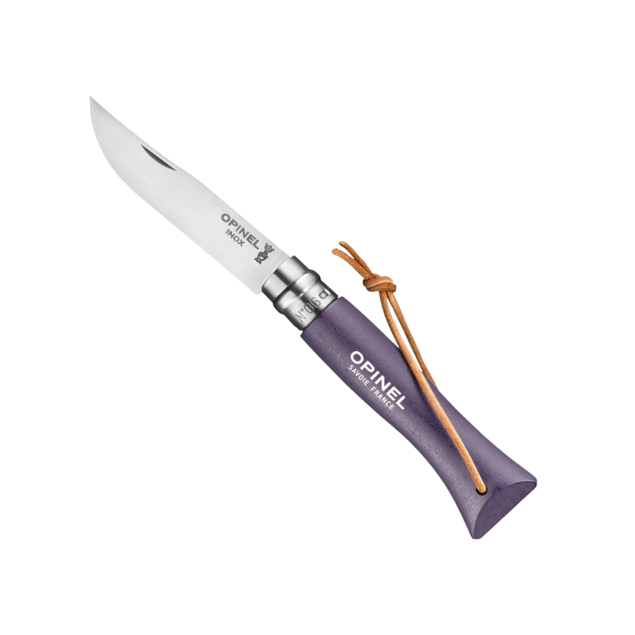 Opinel No.06 Colorama Stainless Steel Folding Knife With Lanyard - Image 2