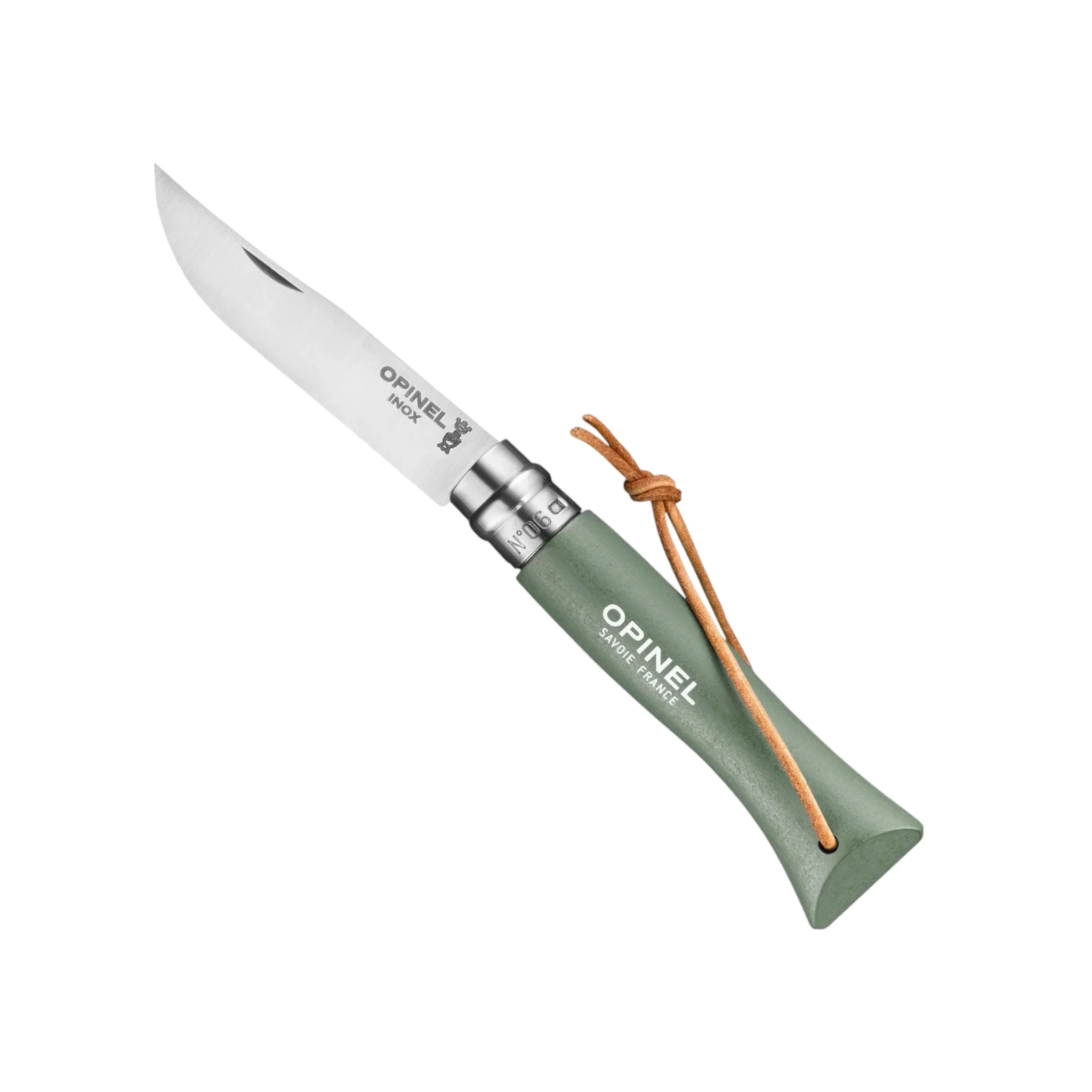 Opinel No.06 Colorama Stainless Steel Folding Knife With Lanyard - Image 4